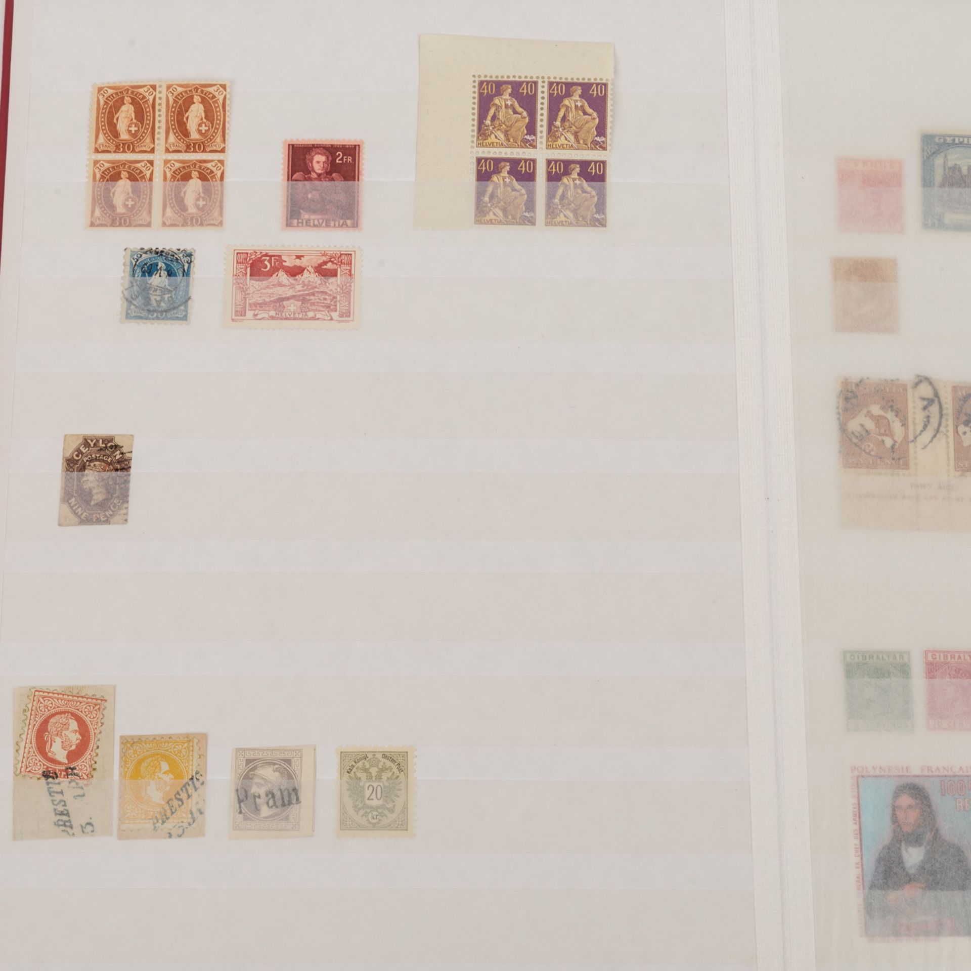 Briefmarkenalbum Europa, ÜberseeKleine postfrische und gestempelte Sätze und Marken - Image 4 of 6