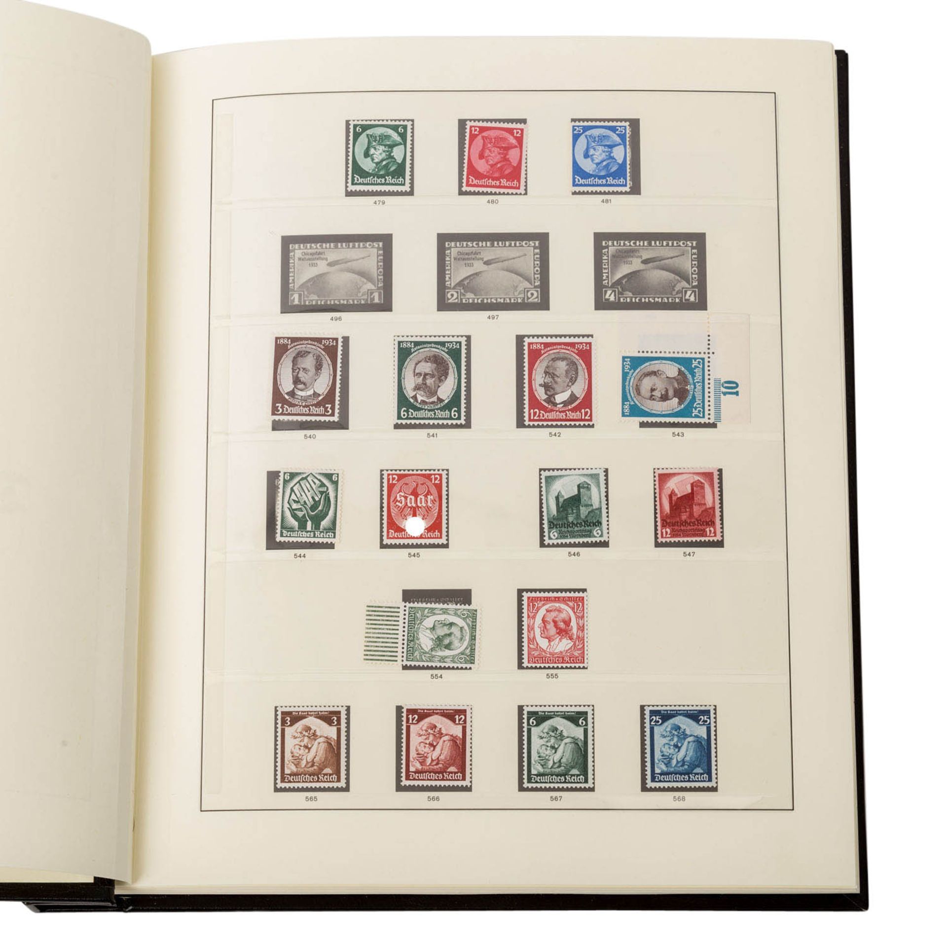 Briefmarken Deutsches Reich 1933-1945Qualitativ sehr saubere postfrische Sammlung im S