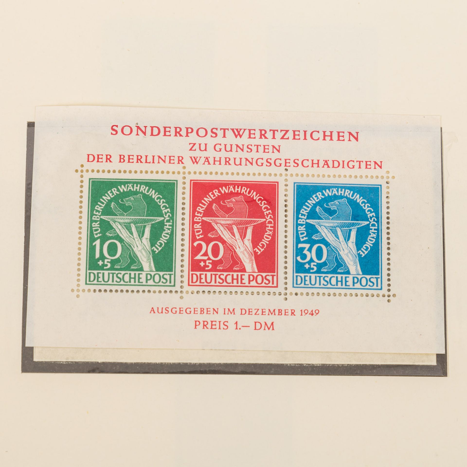 Berlin 1948-77 - schöne postfrische Sammlungim Lindner Ringbinder mit guten Anfangswe - Bild 3 aus 3