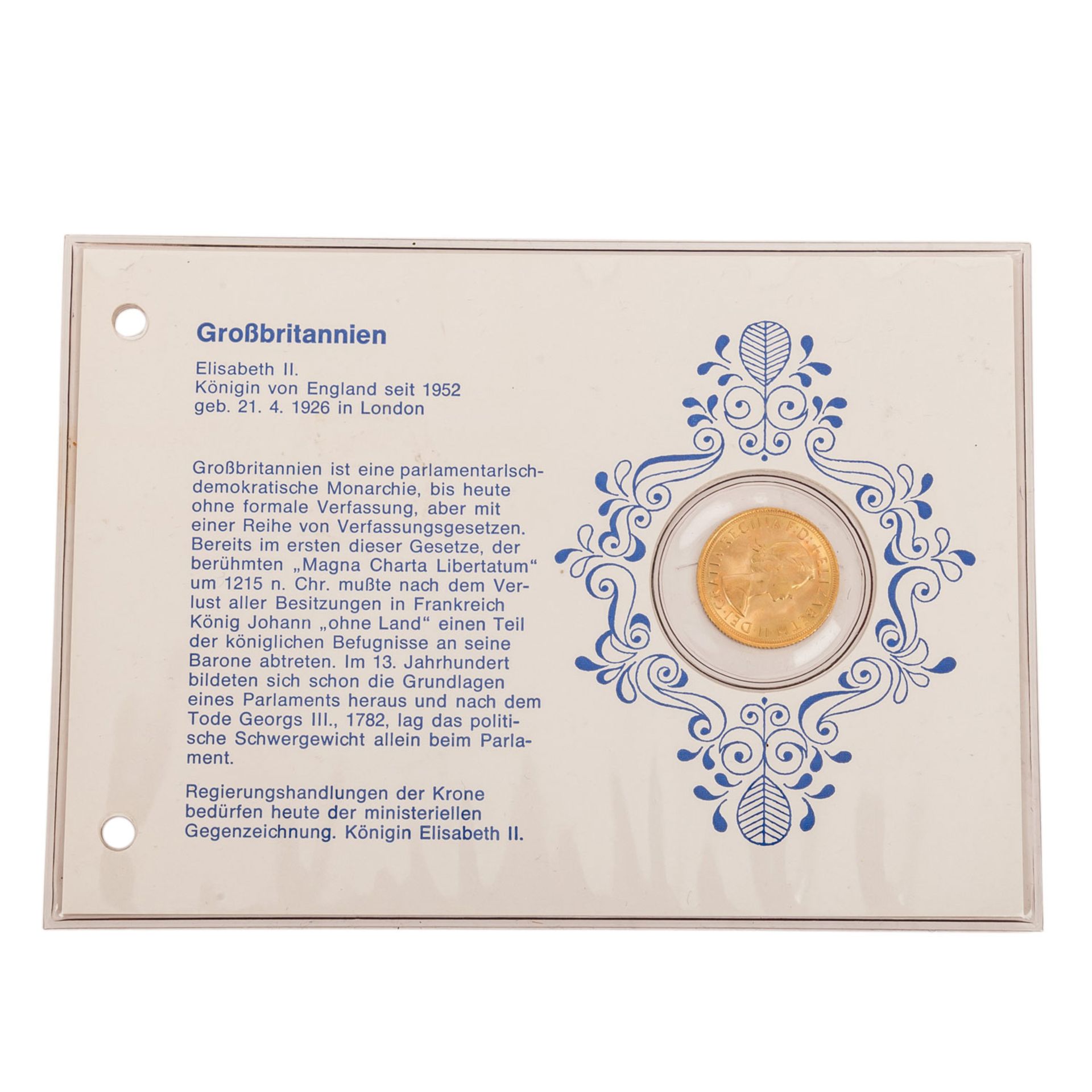 GOLDLOT ca. 40,89 g fein,bestehend aus GB 3 x 1 Sovereign 1968 ex Schlumberger, 1966 u - Bild 3 aus 6