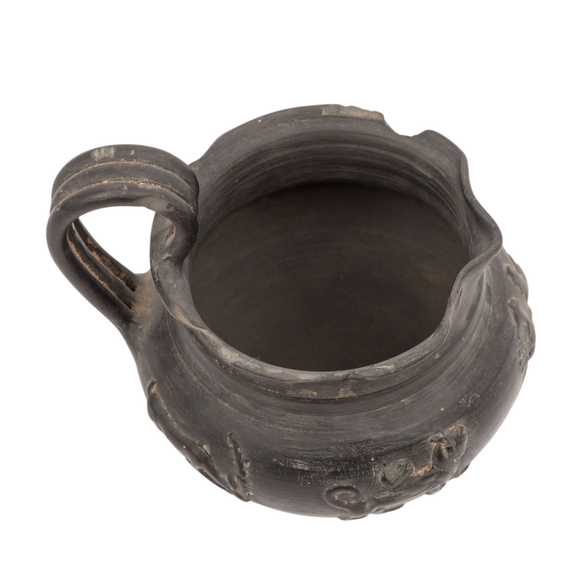Keramik aus Etrurien, Mitte 7.Jh.v.Chr. - Mitte 4.Jh.v.Chr. -kleine Kanne mit verziert - Image 5 of 5