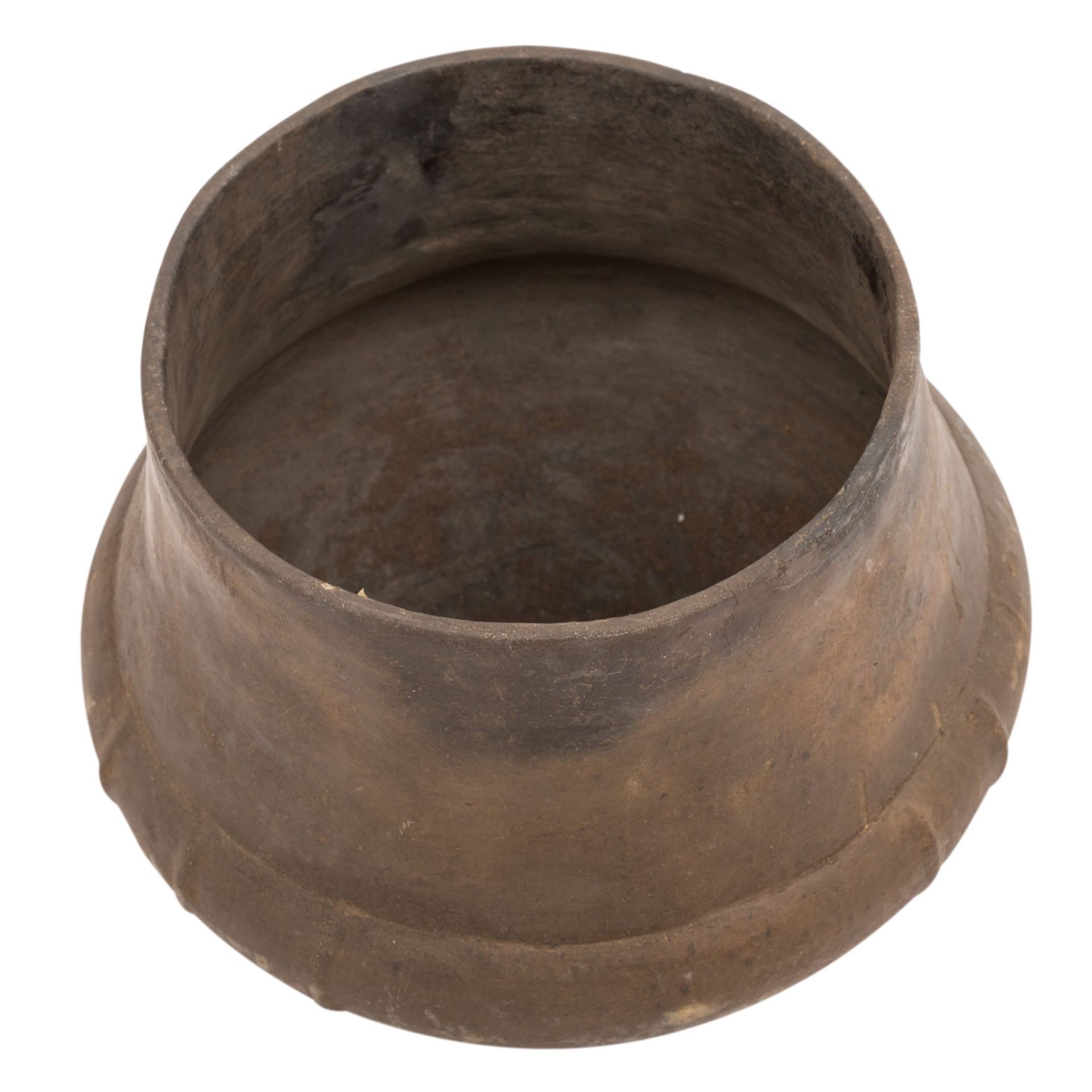 Prähistorische Keramik der Bronze-/Eisenzeit -großes Tongefäß ringsum verziert mit - Image 3 of 3