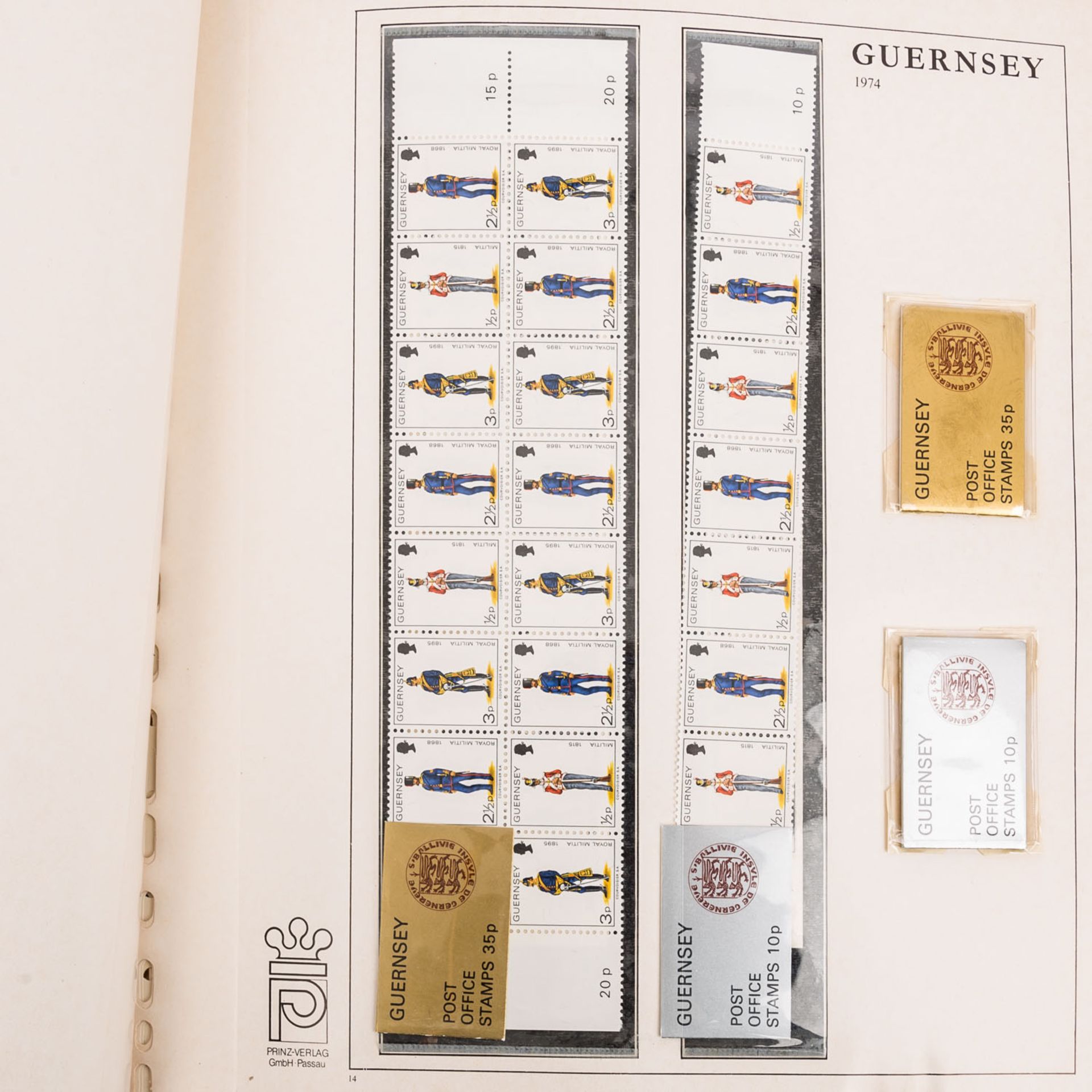 Briefmarkenalbum GuernseySehr ansprechende postfrische Sammlung von 1969 bis ca. 1994. - Bild 2 aus 3