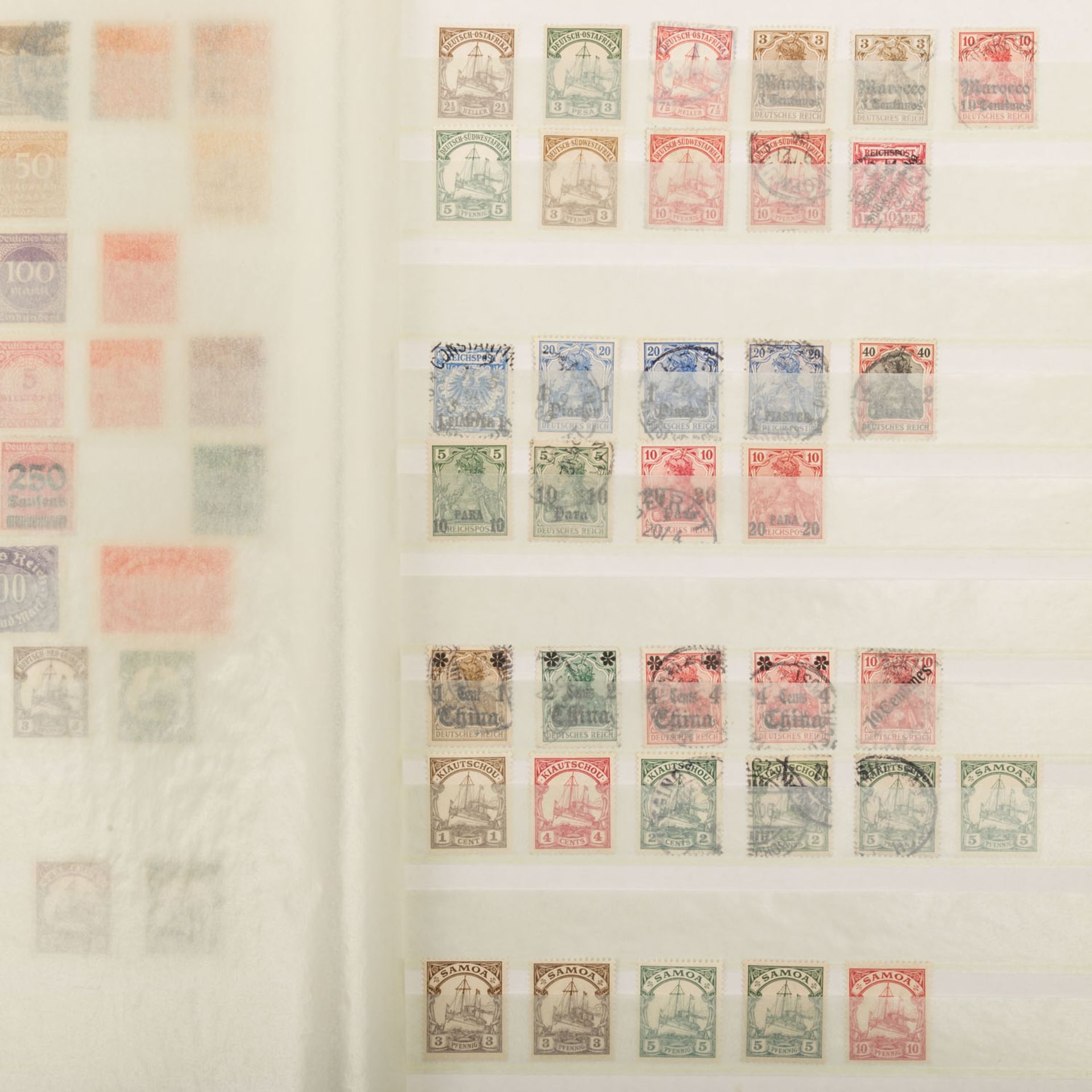 Briefmarkenalben DeutschlandRest einer großen Einlieferung in 2 Steckbüchern und 1 B - Image 5 of 11
