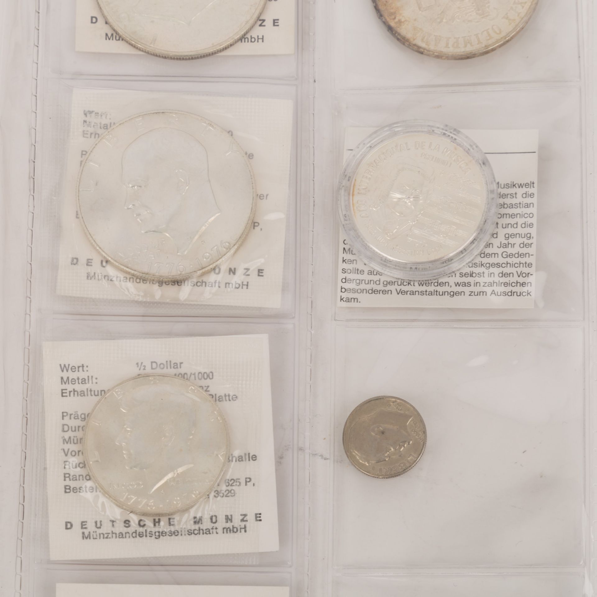 USA - Konvolut von 10 Münzen,Highlight ist ein Morgan Dollar 1888 o. Mzz.USA - Image 2 of 2