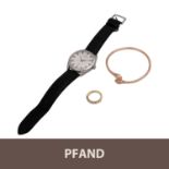 PFANDAUKTION - 1 HAU Tissot 1853 PR 100 Quartz Datum Stahl,1 Ring Brillanten Gold 585 (585 gr.);1