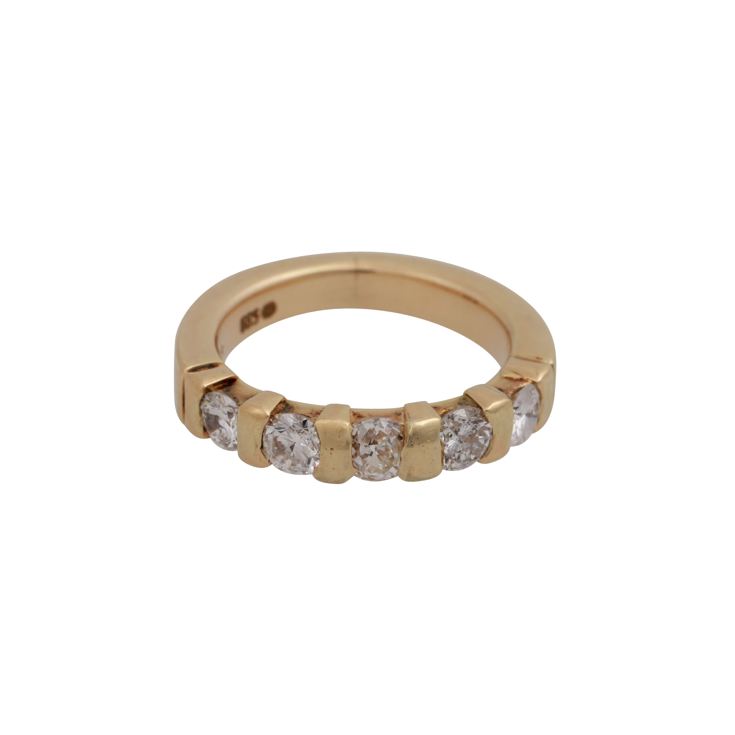 PFANDAUKTION - 1 HAU Tissot 1853 PR 100 Quartz Datum Stahl,1 Ring Brillanten Gold 585 (585 gr.);1 - Image 5 of 5