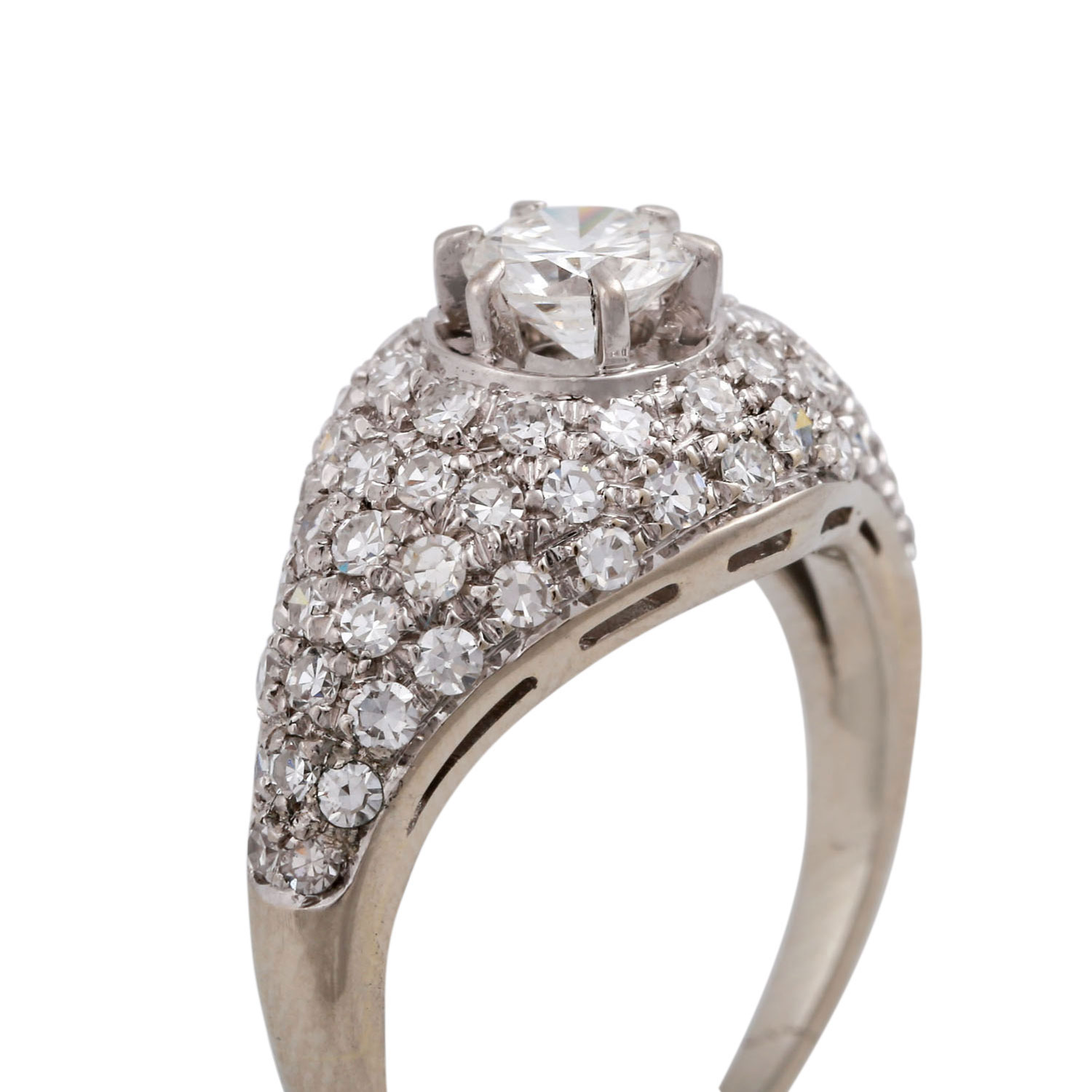 Ring mit Diamanten zus. ca. 1,5 ct, - Image 5 of 5