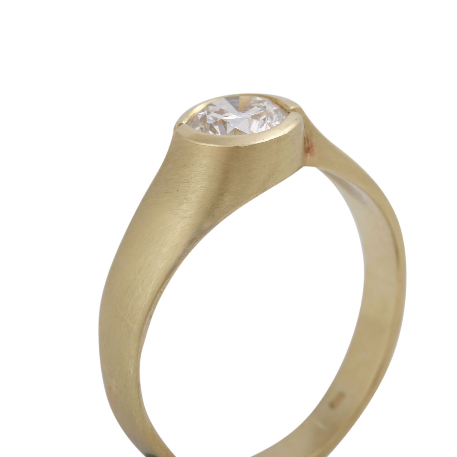 Ring mit 1 Brillant ca. 1,0 ct - Bild 5 aus 6