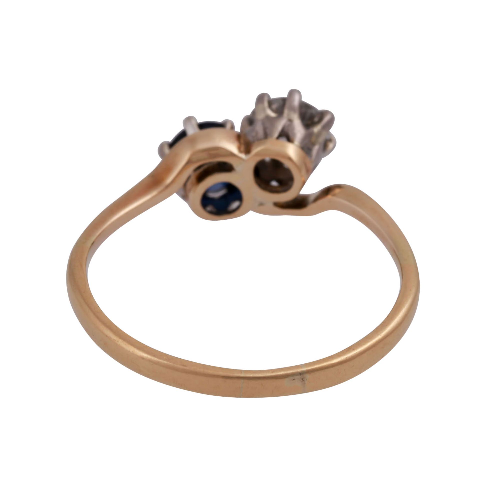 Ring mit Altschliffdiamant ca. 0,45 ct, - Bild 4 aus 4