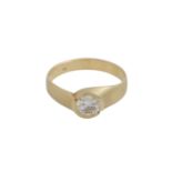 Ring mit 1 Brillant ca. 1,0 ct