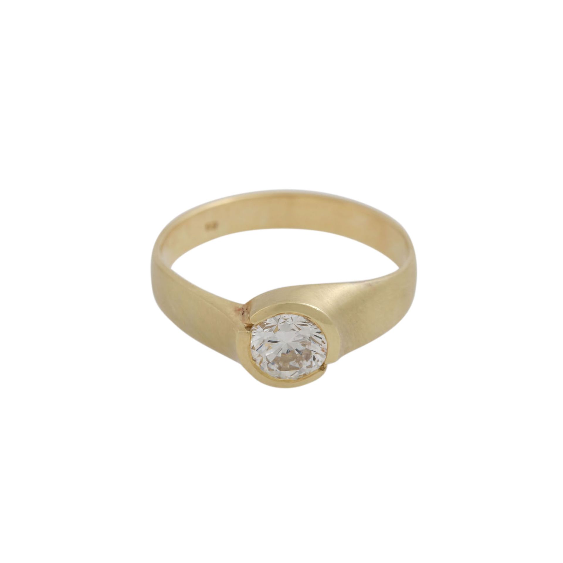 Ring mit 1 Brillant ca. 1,0 ct