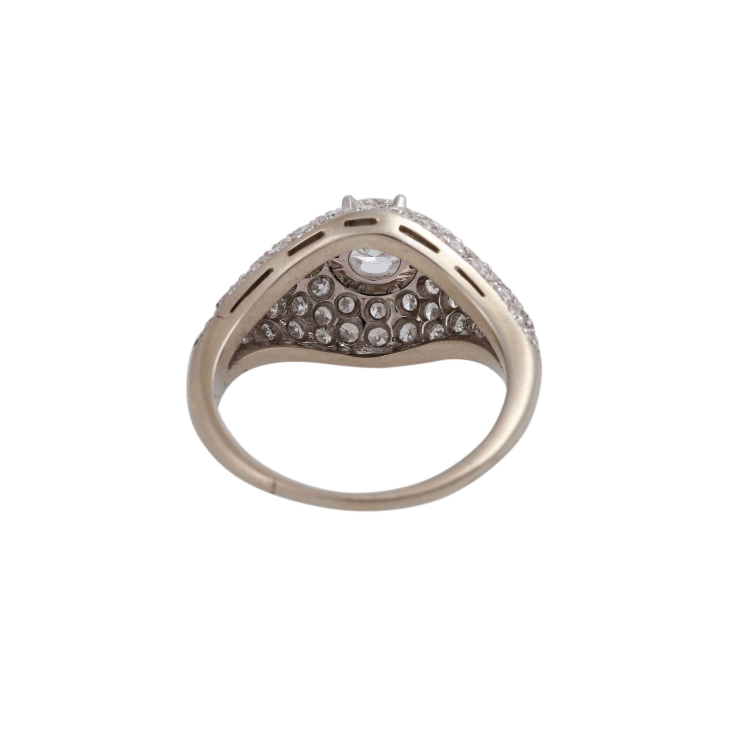 Ring mit Diamanten zus. ca. 1,5 ct, - Image 4 of 5