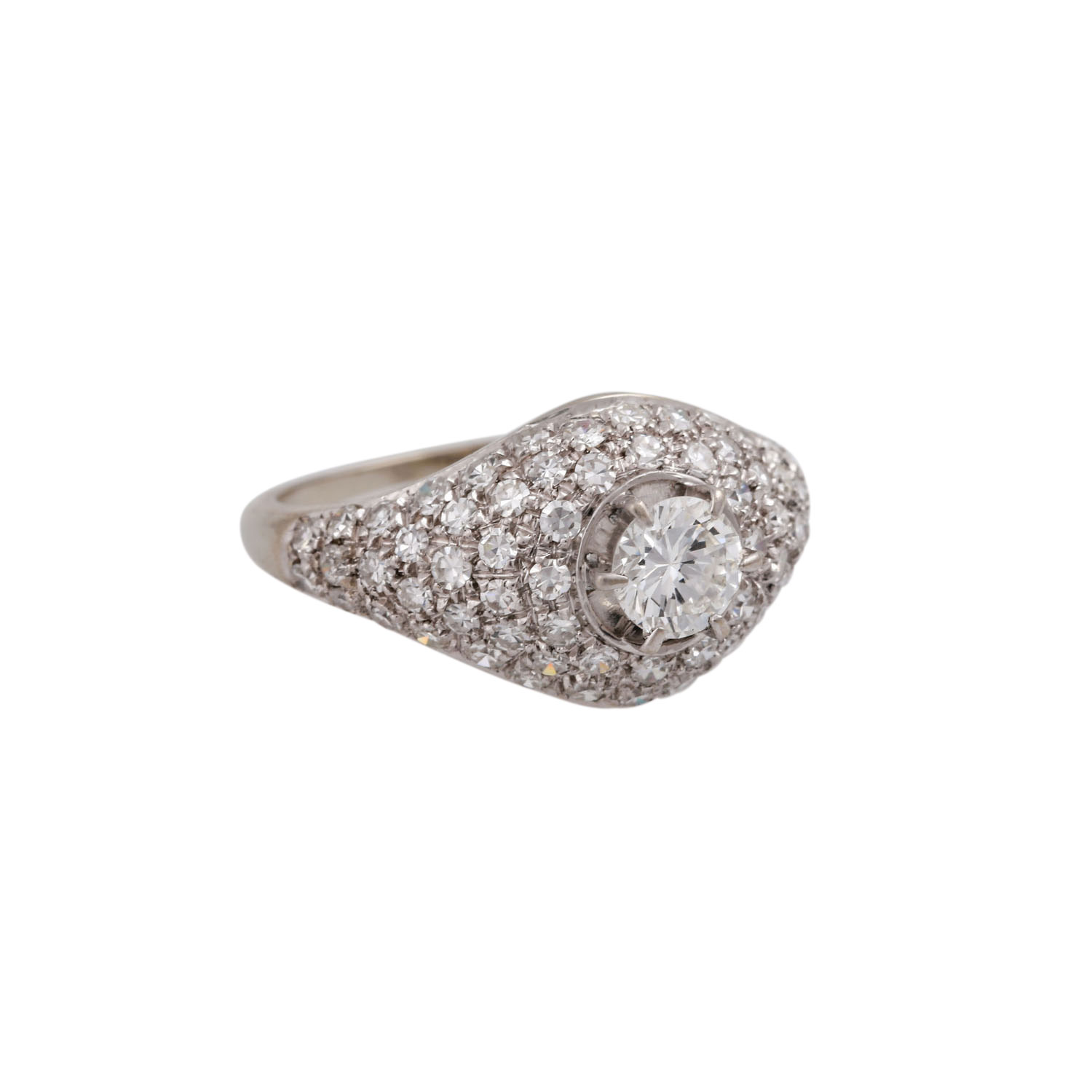 Ring mit Diamanten zus. ca. 1,5 ct, - Image 2 of 5