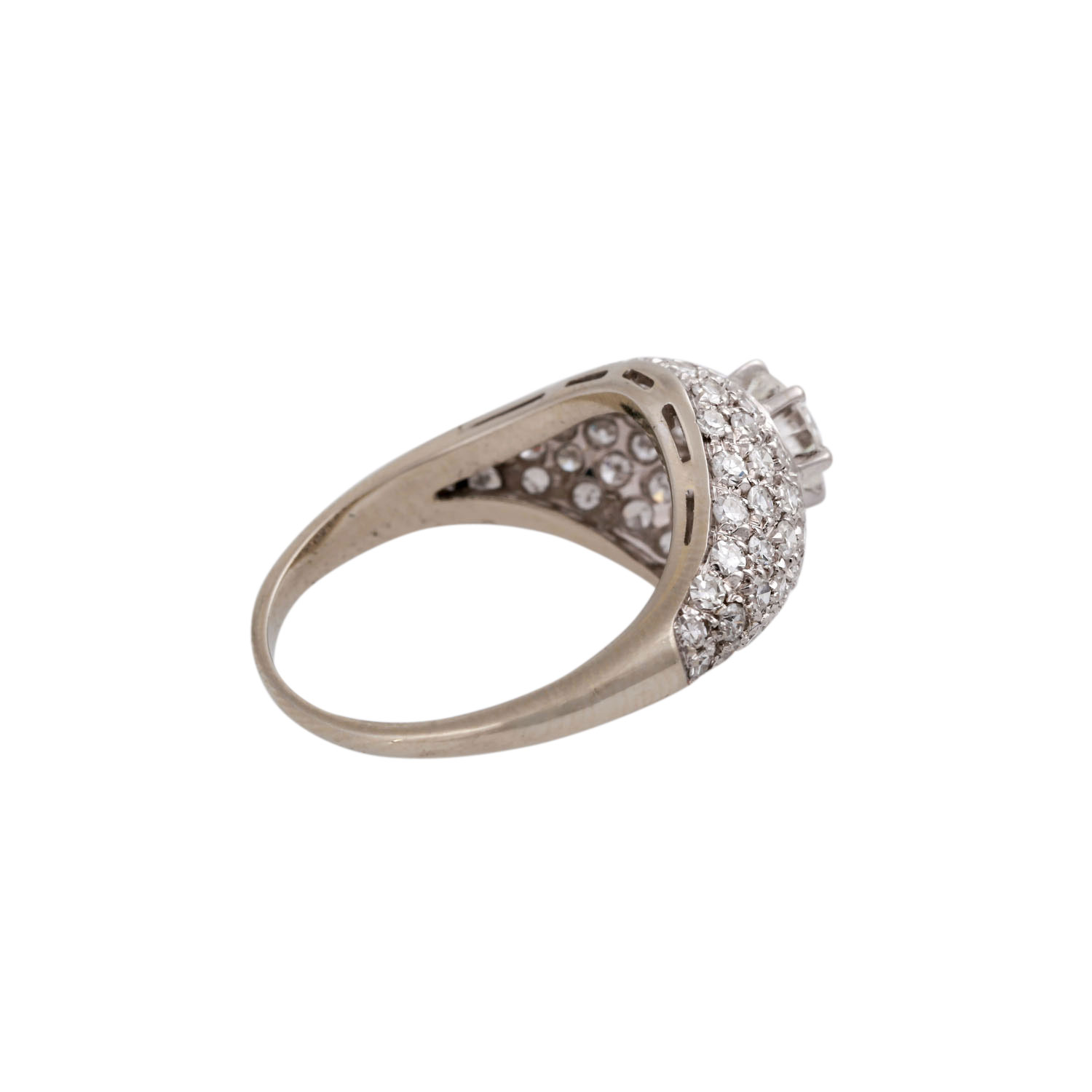 Ring mit Diamanten zus. ca. 1,5 ct, - Image 3 of 5