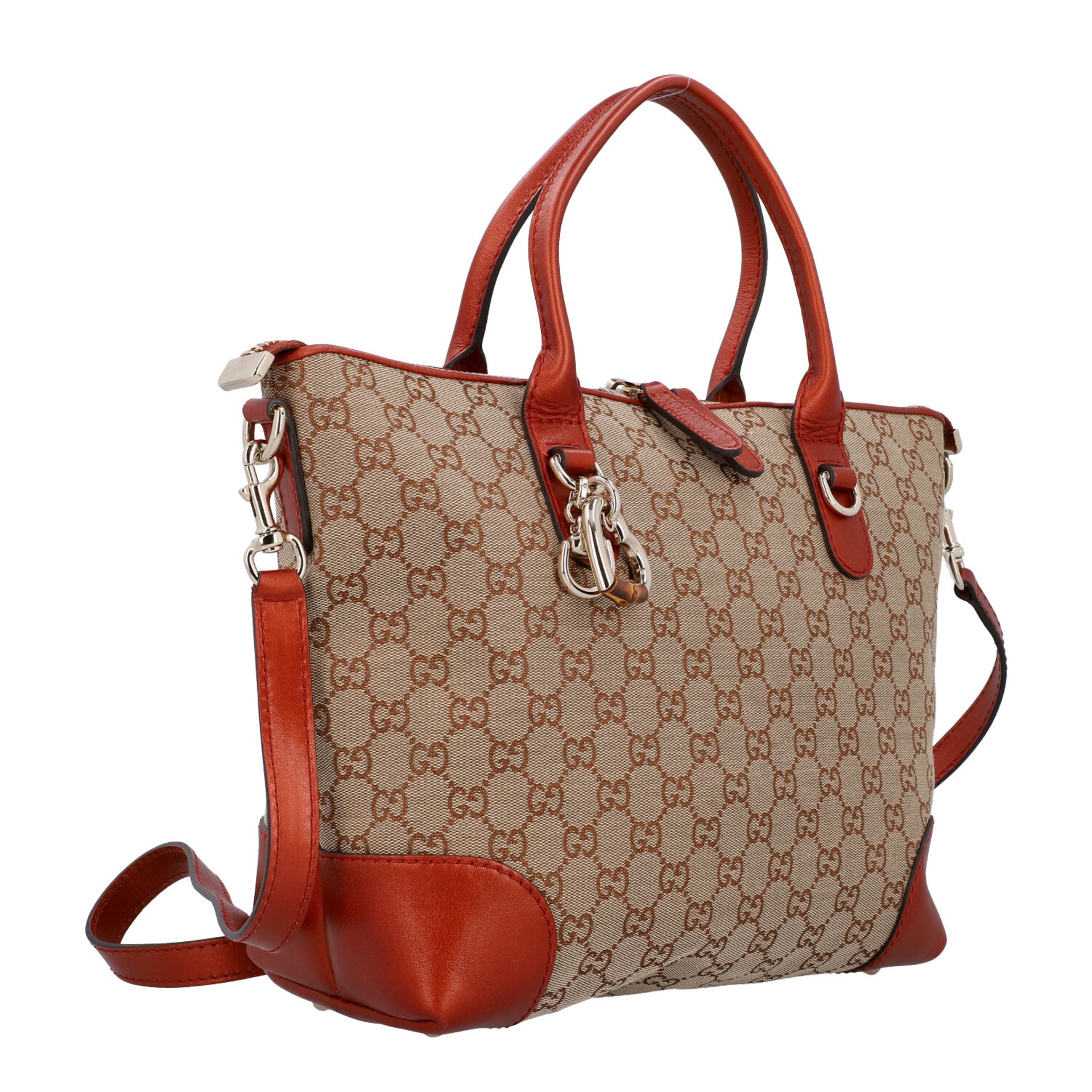 GUCCI Henkeltasche, NP.: ca. 1.200,-€.<b - Bild 2 aus 8