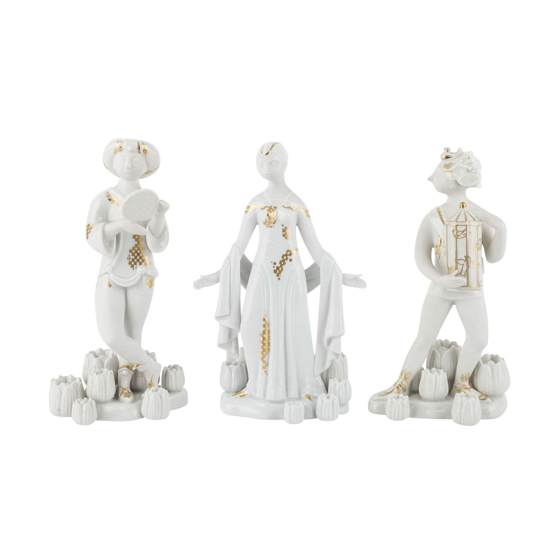 ROSENTHAL 6 Figuren aus der Serie 'Zauberflöte', 1. Wahl, 20. Jh.:< - Bild 6 aus 10