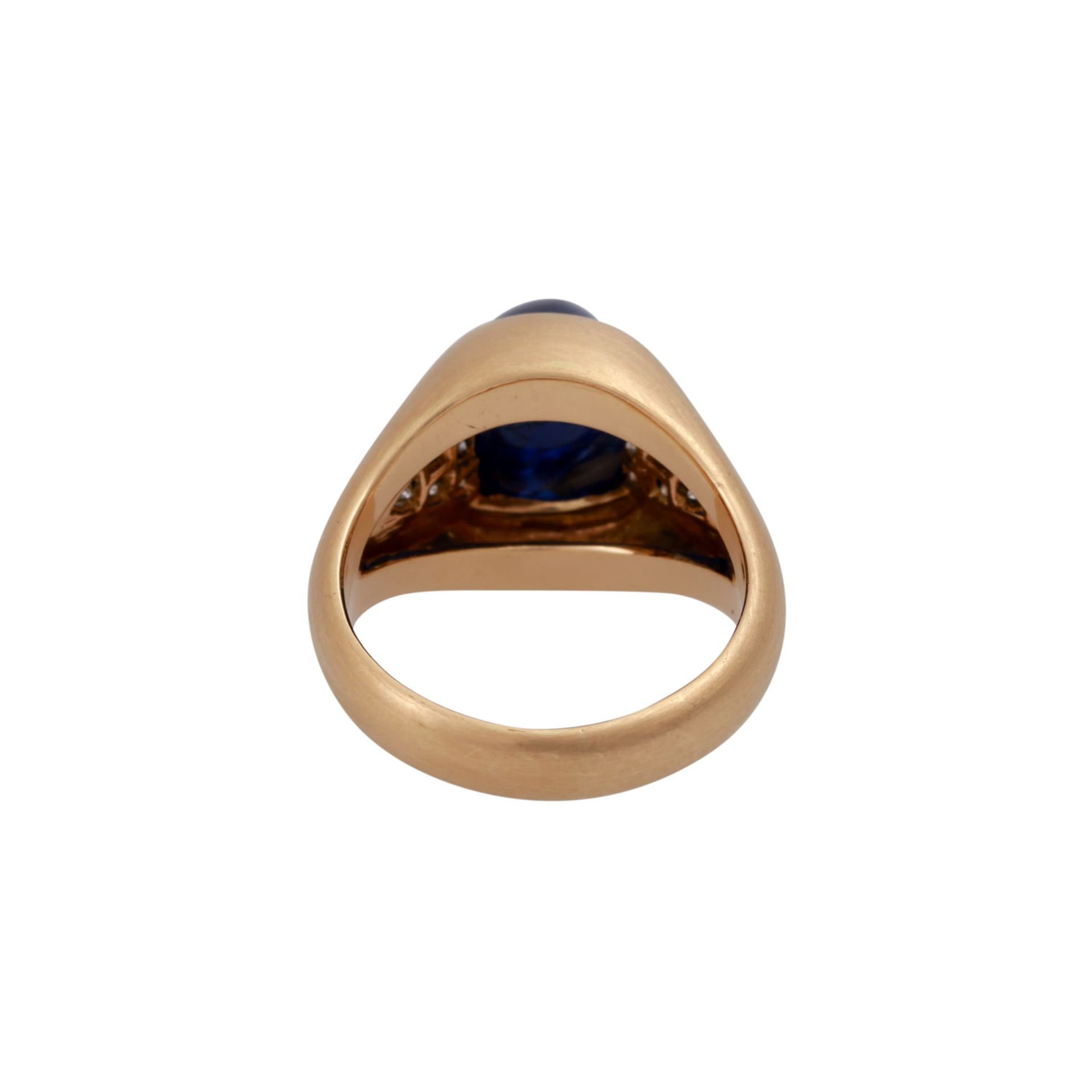 SCHILLING Ring mit Saphircabochon ca. 5 ct - Bild 4 aus 5