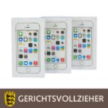 DREI APPLE iPhone 5s GOLD IN UNGEÖFFNETER OVP<