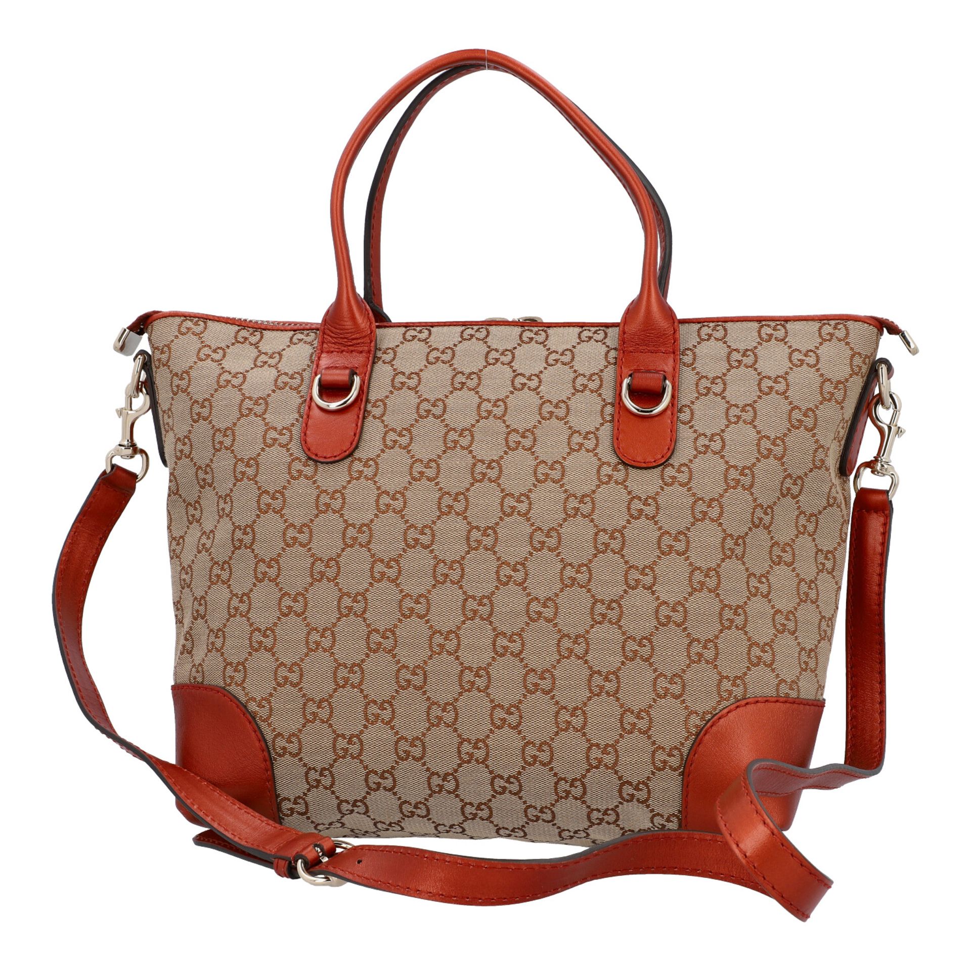 GUCCI Henkeltasche, NP.: ca. 1.200,-€.<b - Bild 4 aus 8