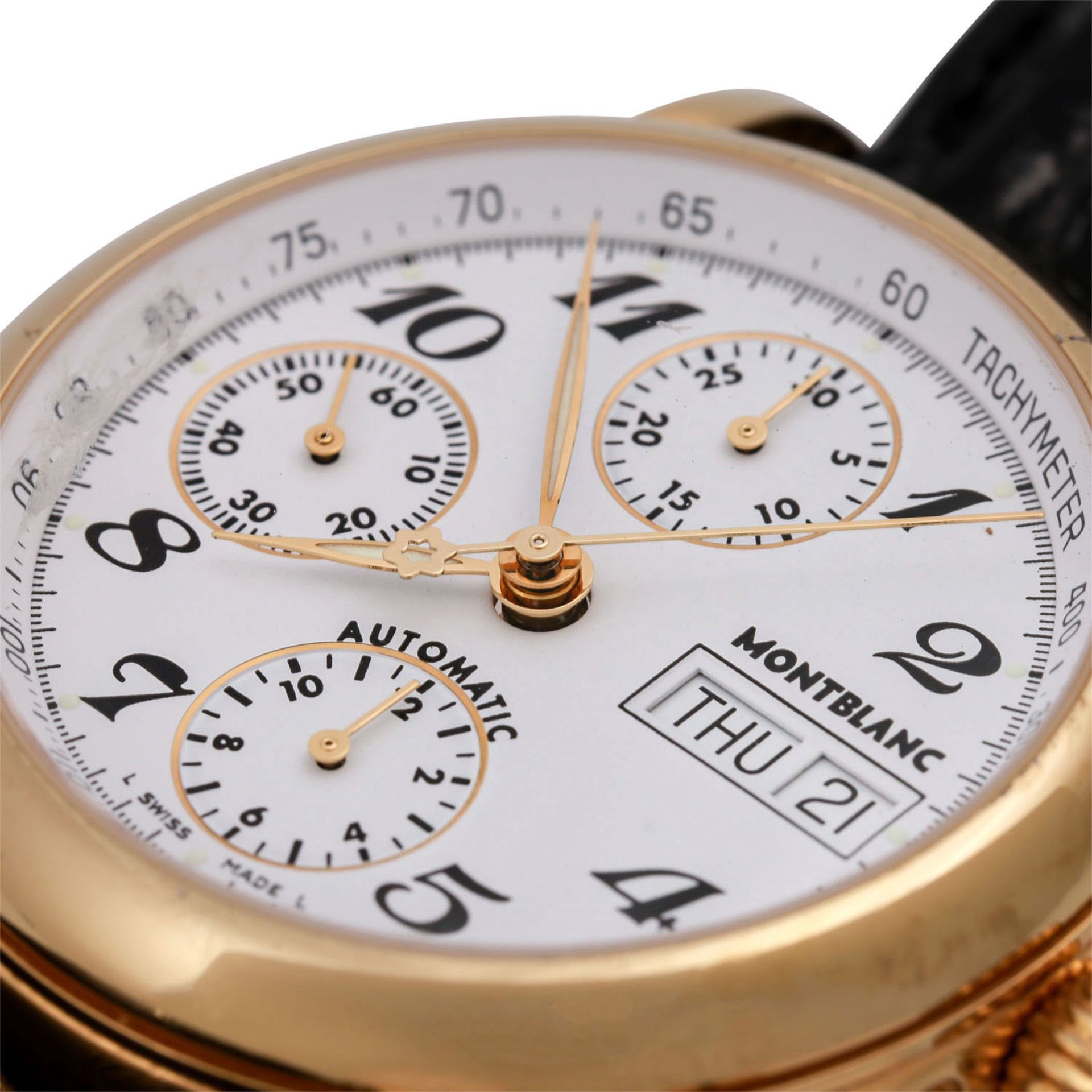 MONTBLANC Meisterstück Chronograph, Ref. 29001 Herrenuhr< - Bild 5 aus 6