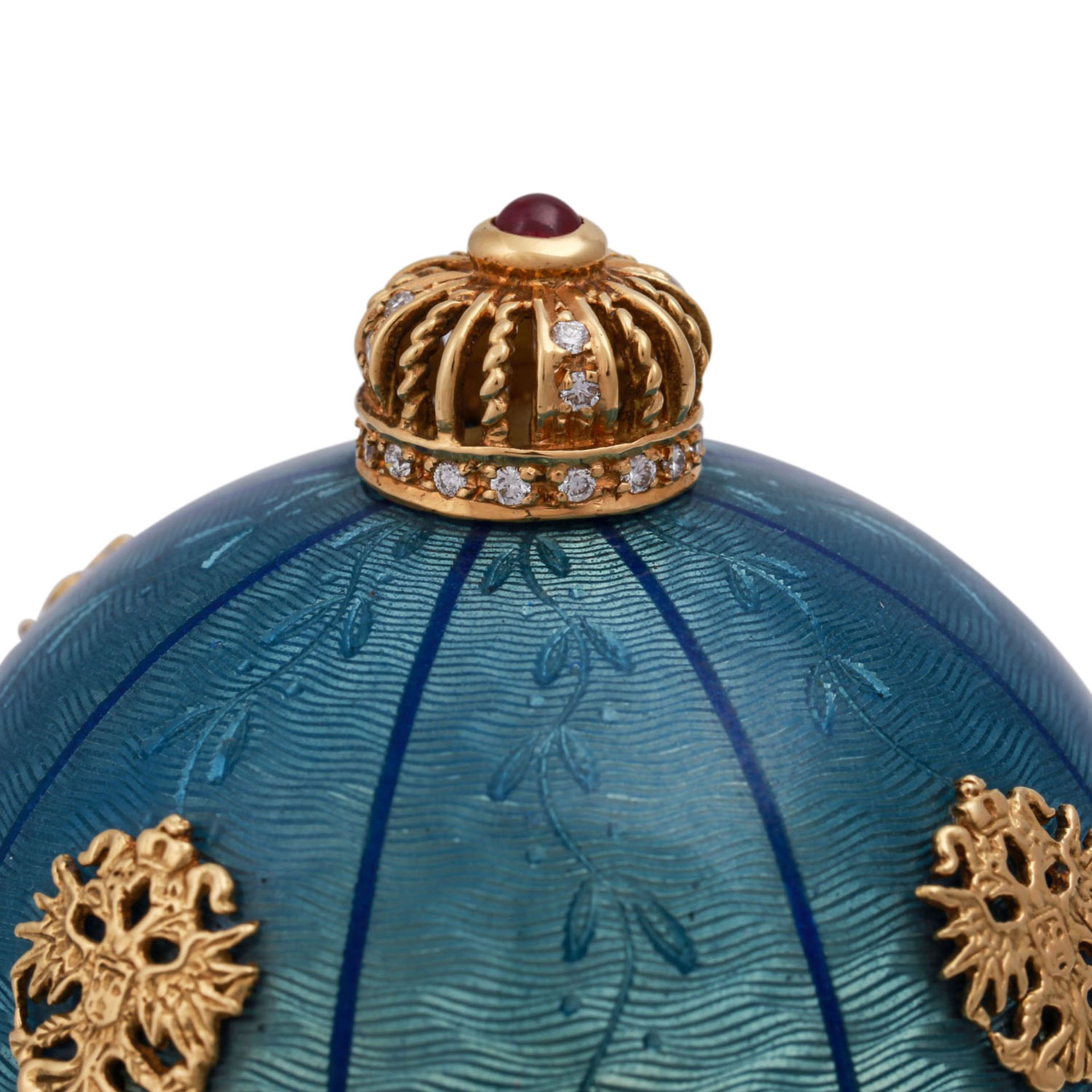 FABERGÉ by VICTOR MAYER, Romanoff Ei,< - Bild 8 aus 10