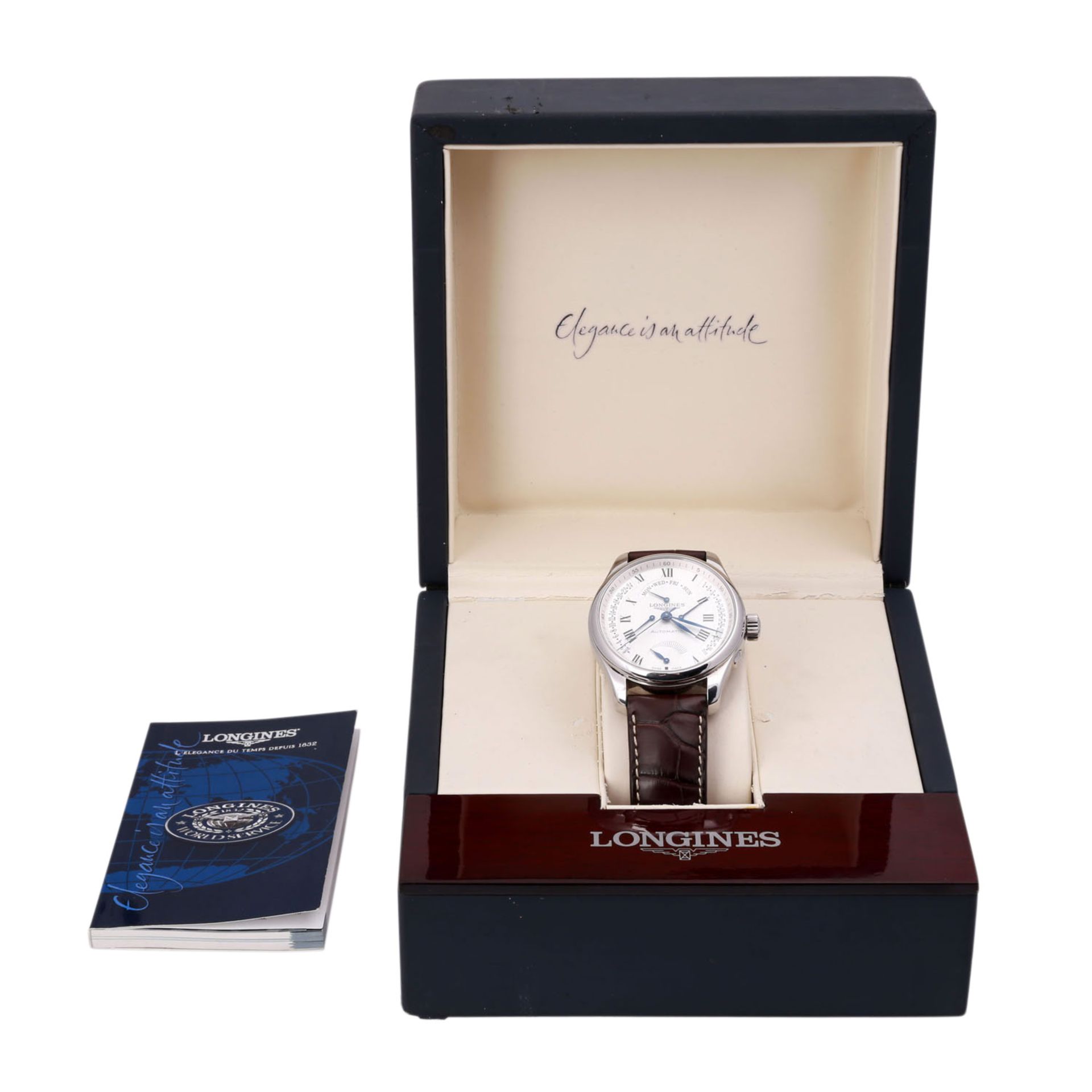 LONGINES Master Collection Retrograde Ref. L2.716.4. Herrenuhr - Bild 7 aus 7