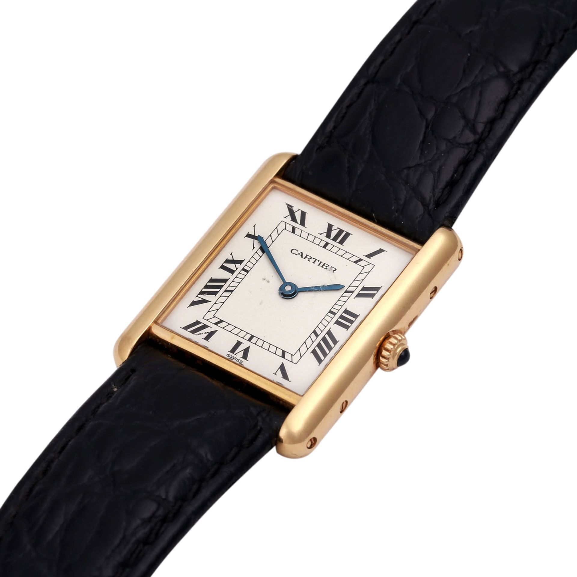 CARTIER Tank Damenuhr. - Bild 4 aus 5