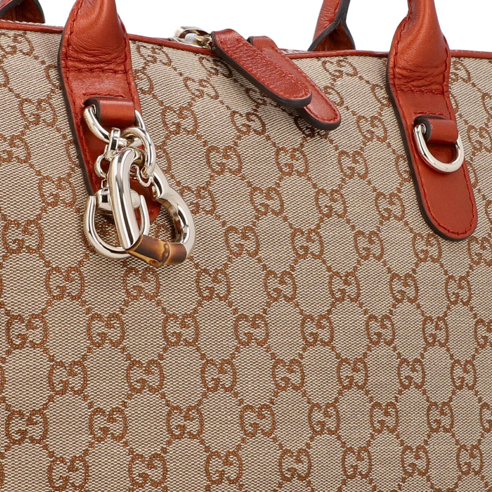 GUCCI Henkeltasche, NP.: ca. 1.200,-€.<b - Bild 8 aus 8