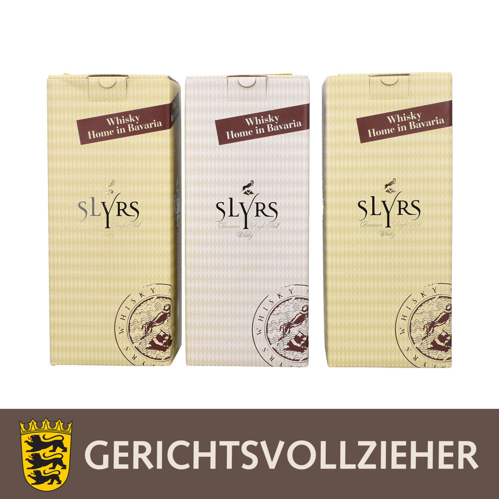 SLYRS 3 Flaschen Single Malt Bavarian Whisky, 2006