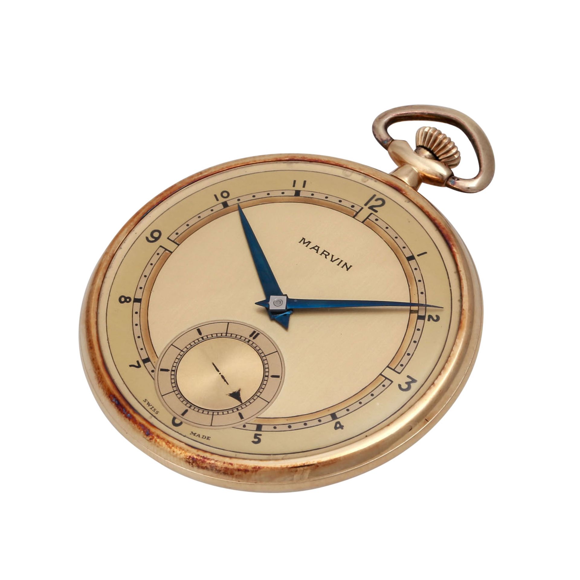 MARVIN Vintage Taschenuhr, ca. 1930/40er Jahre.