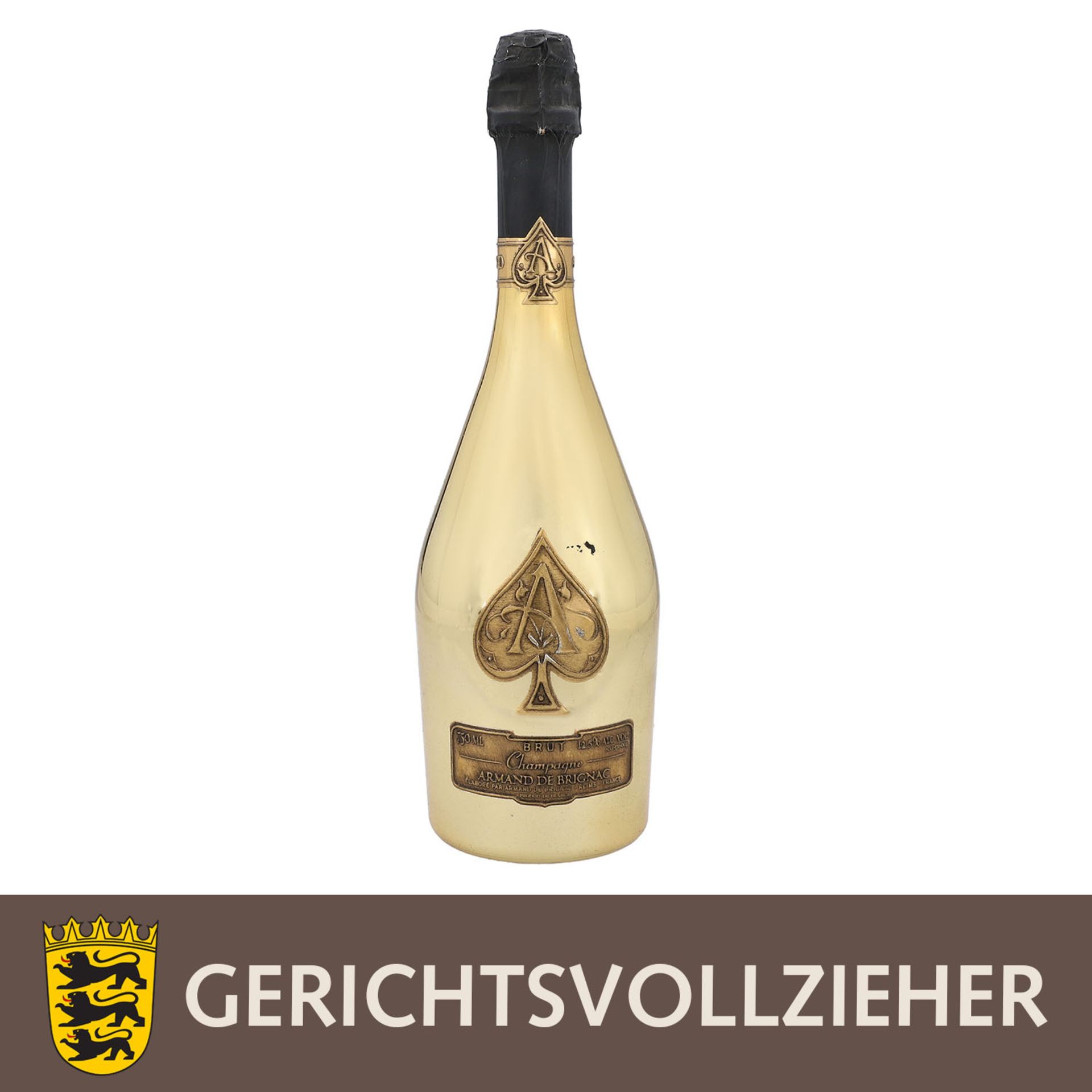 ARMAND DE BRIGNAC Champagner, 0,75l, 12,5% Vol., NP.: 280,-€.<b