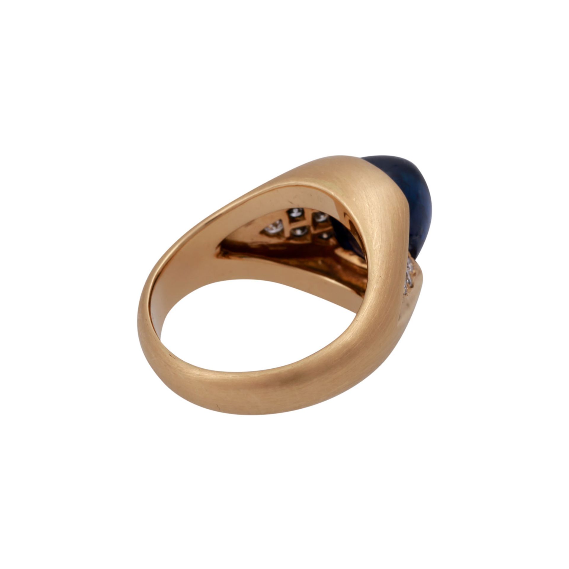 SCHILLING Ring mit Saphircabochon ca. 5 ct - Bild 3 aus 5