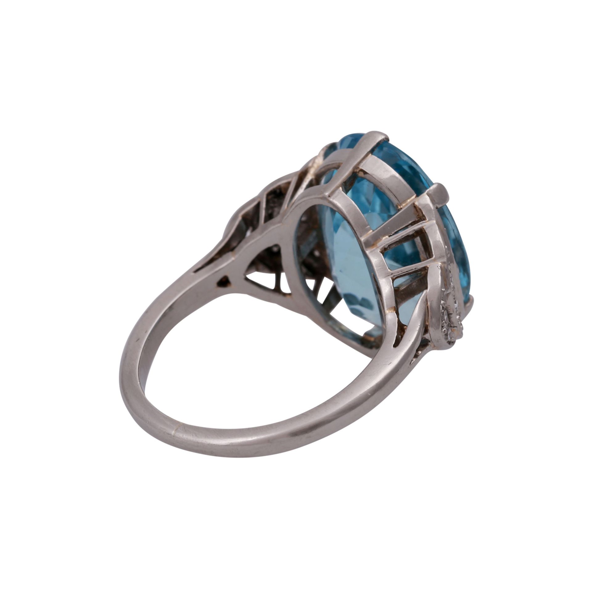 Ring mit Aquamarin ca. 7,9 ct - Bild 3 aus 4