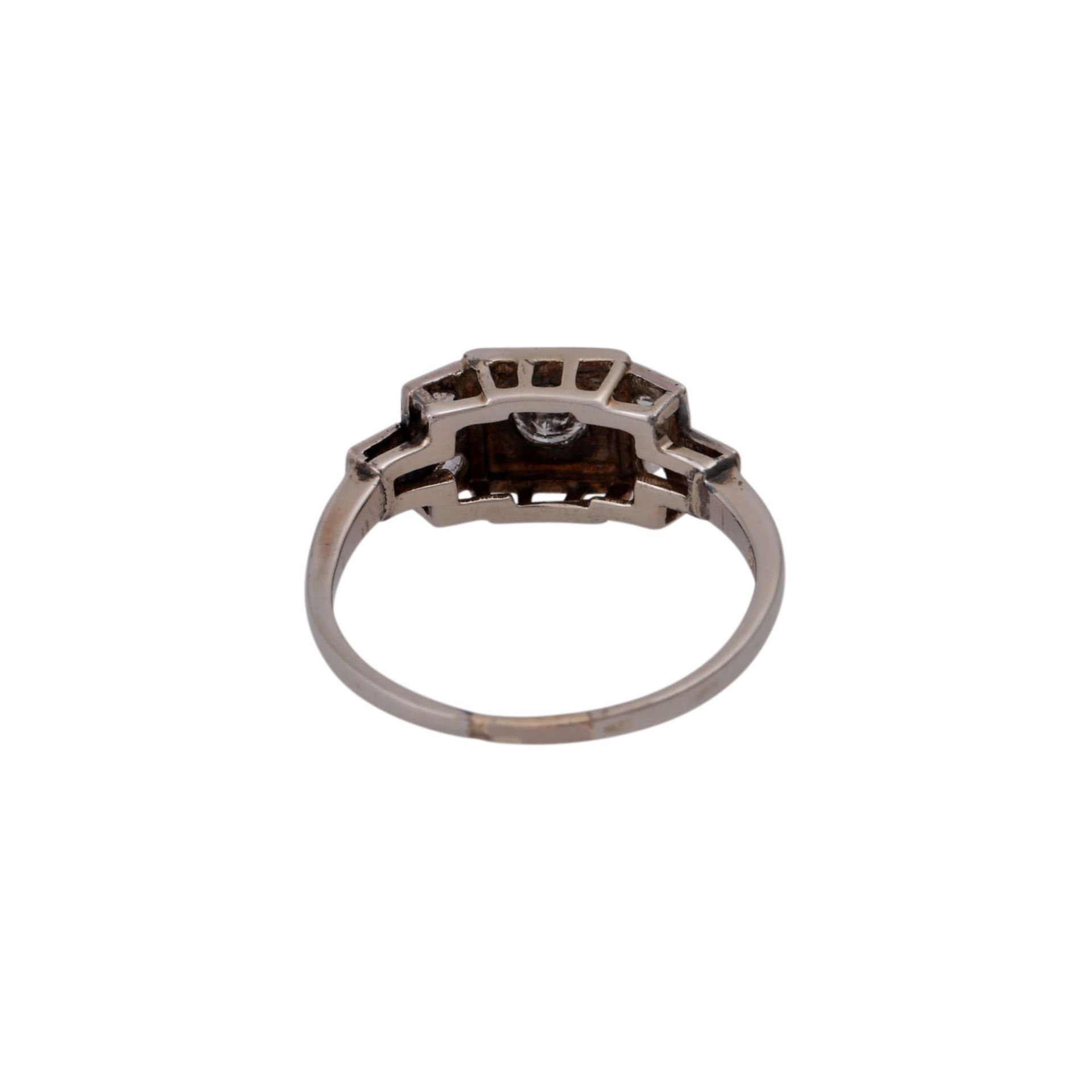 Ring mit Altschliffdiamant von ca. 0,15 ct, - Bild 4 aus 4