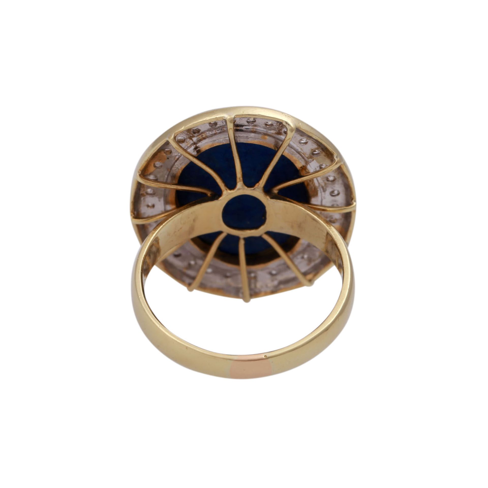 Ring mit ovalem Lapislazulicabochon - Image 4 of 4
