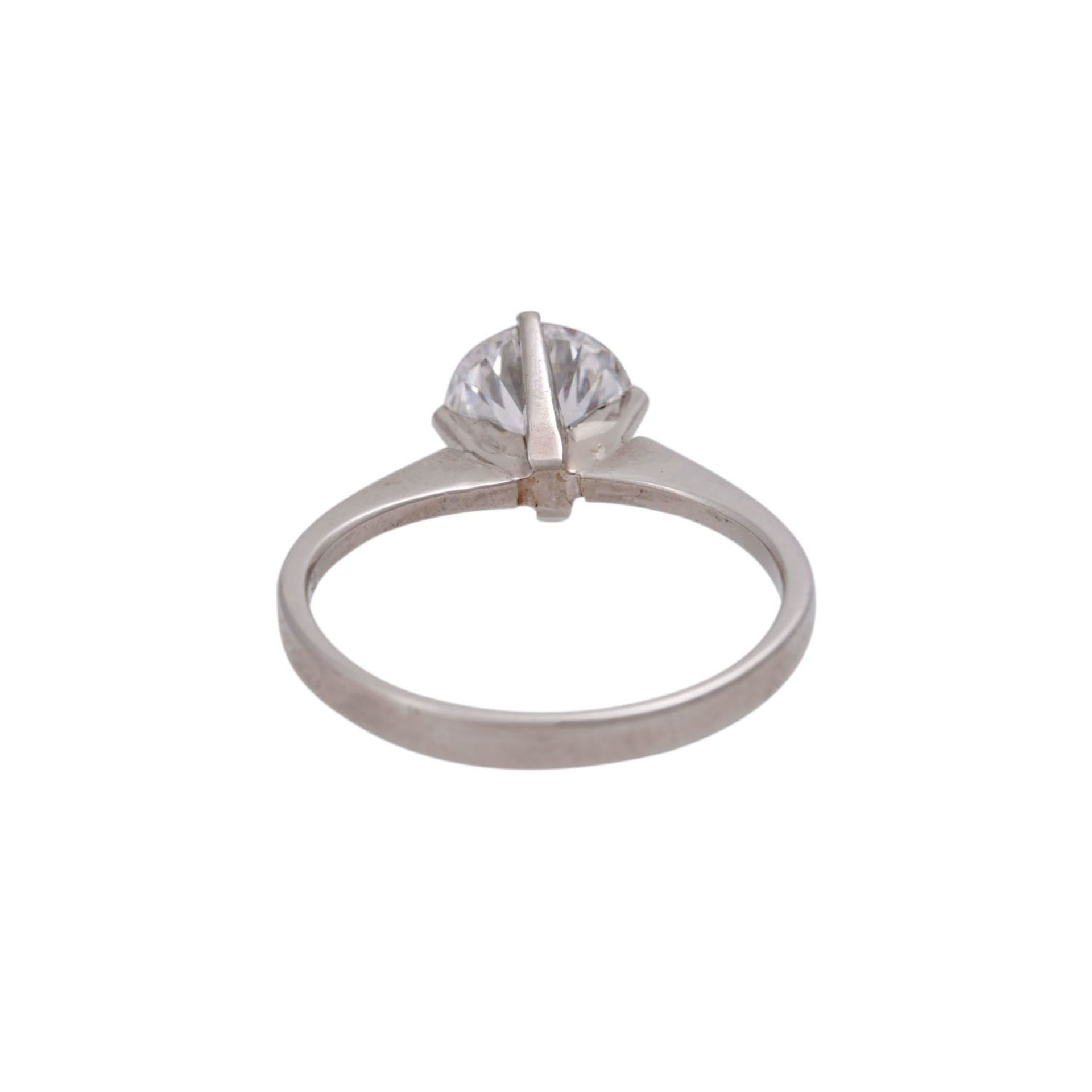 JACOBI Solitärring mit Brillant, ca. 1,5 ct (punz.),< - Bild 4 aus 5