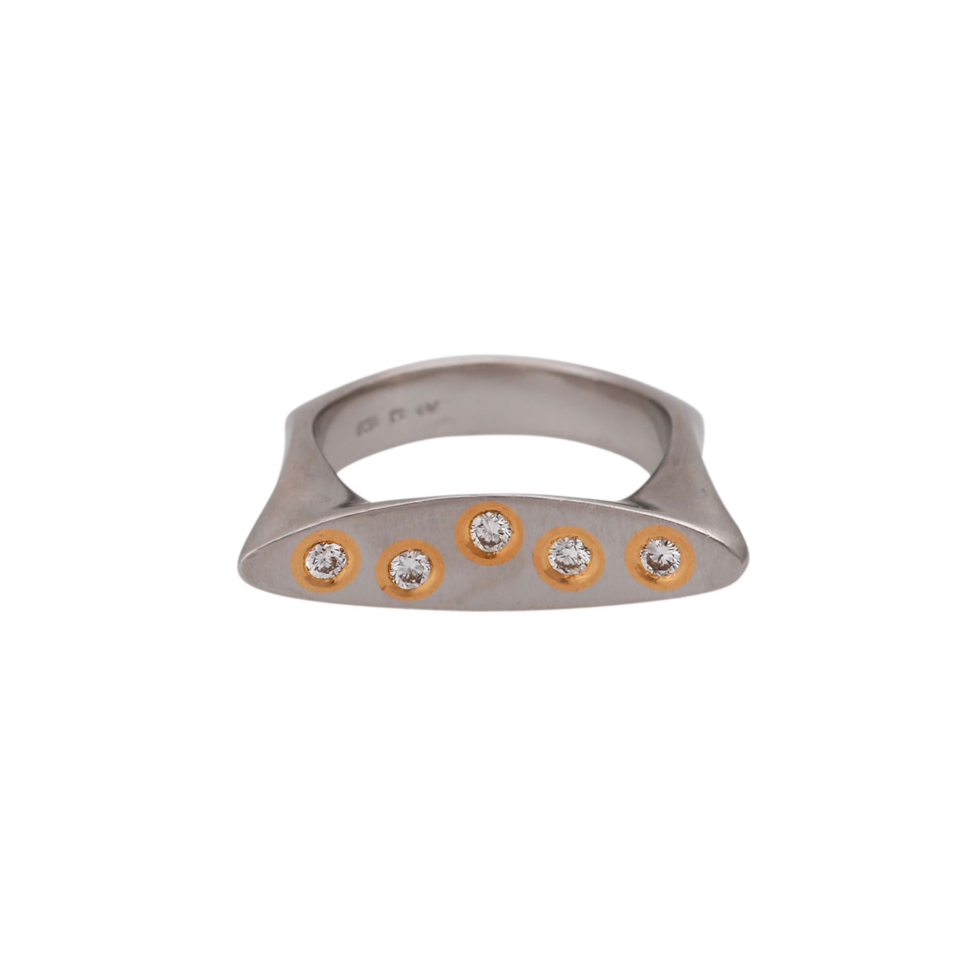 Ring mit Brillanten zus. ca. 0,15 ct,