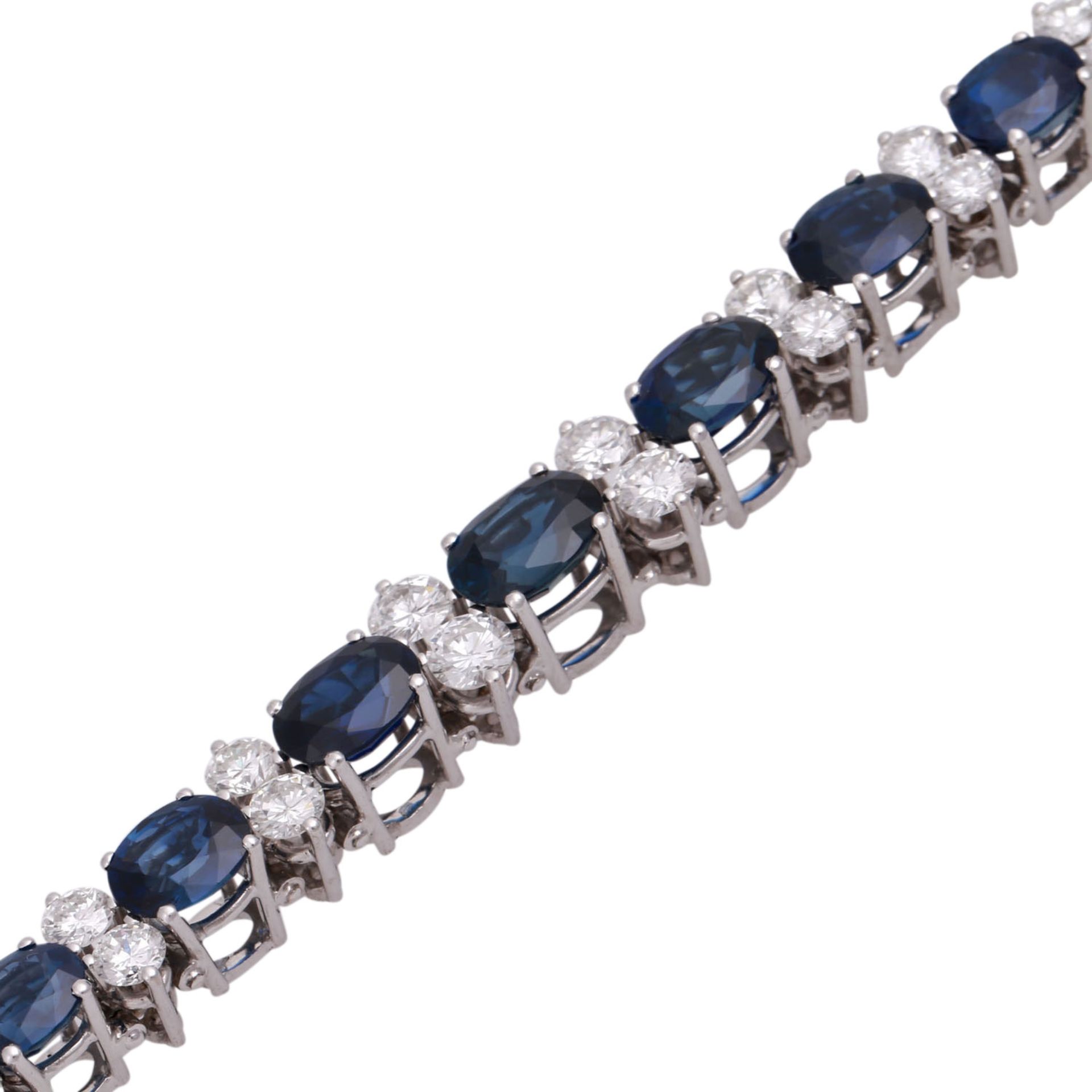 Armband mit 18 Brillanten, zus. ca. 1,8 ct - Bild 4 aus 5