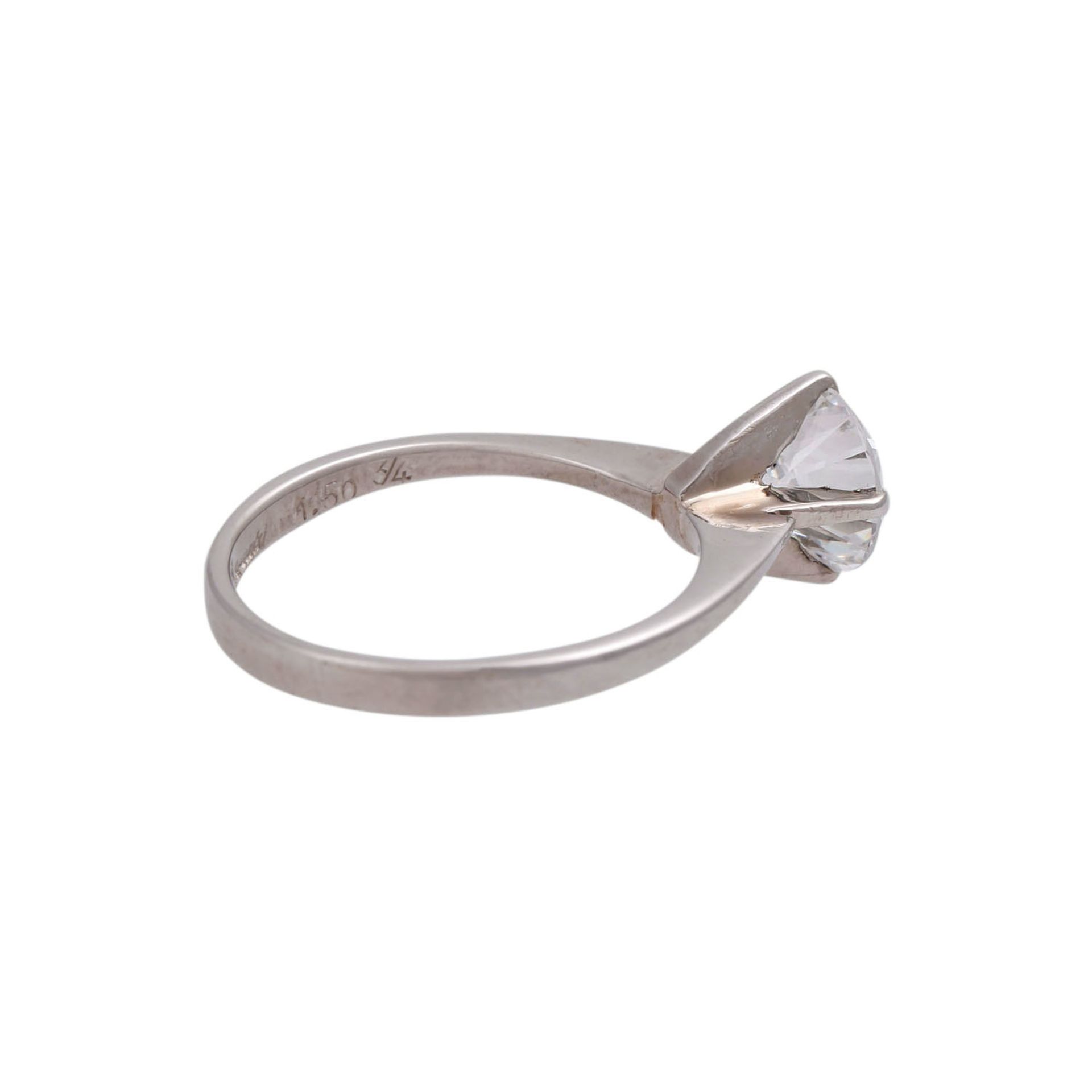 JACOBI Solitärring mit Brillant, ca. 1,5 ct (punz.),< - Bild 3 aus 5