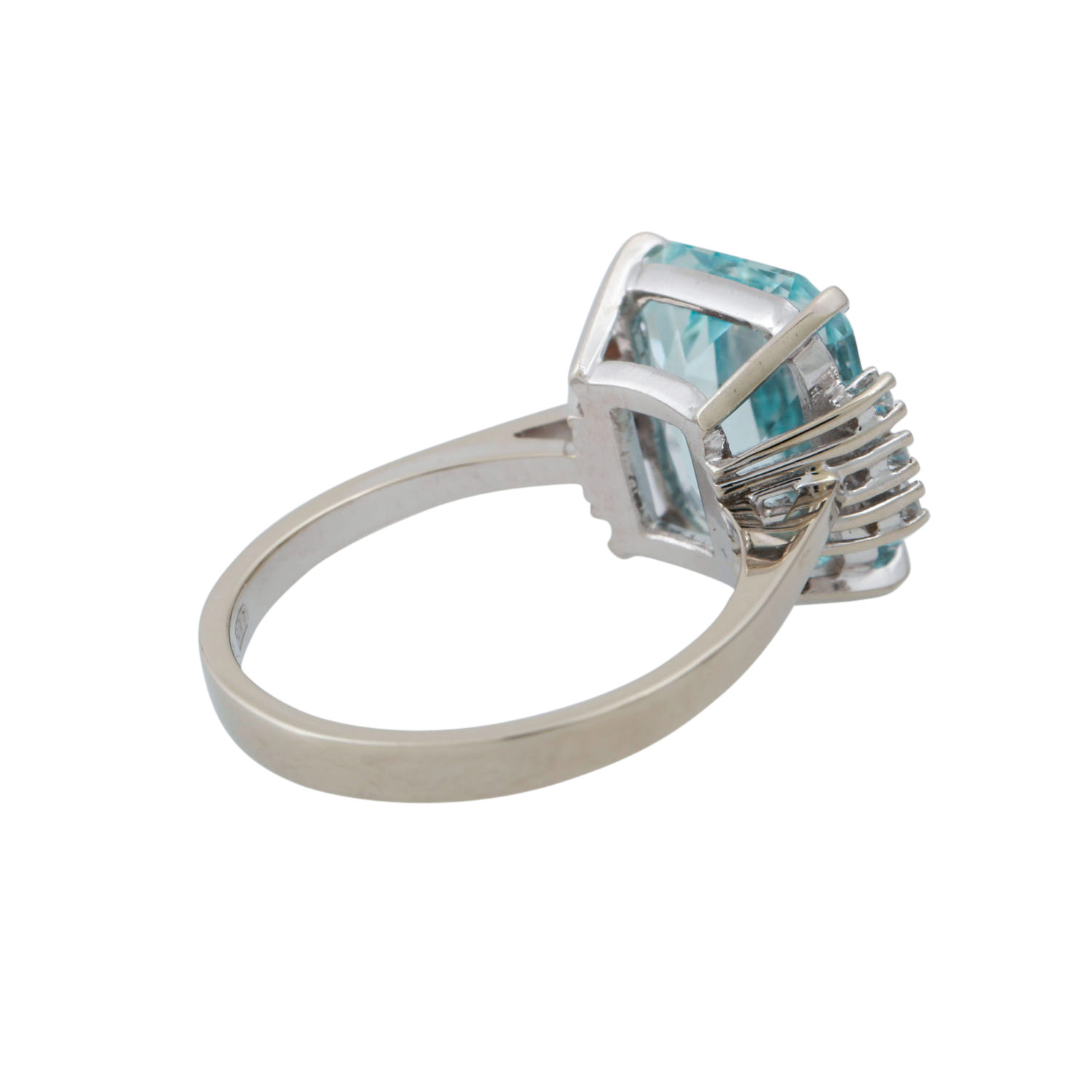 Ring mit eisblauem Aquamarin, ca. 5,2 ct - Image 3 of 4