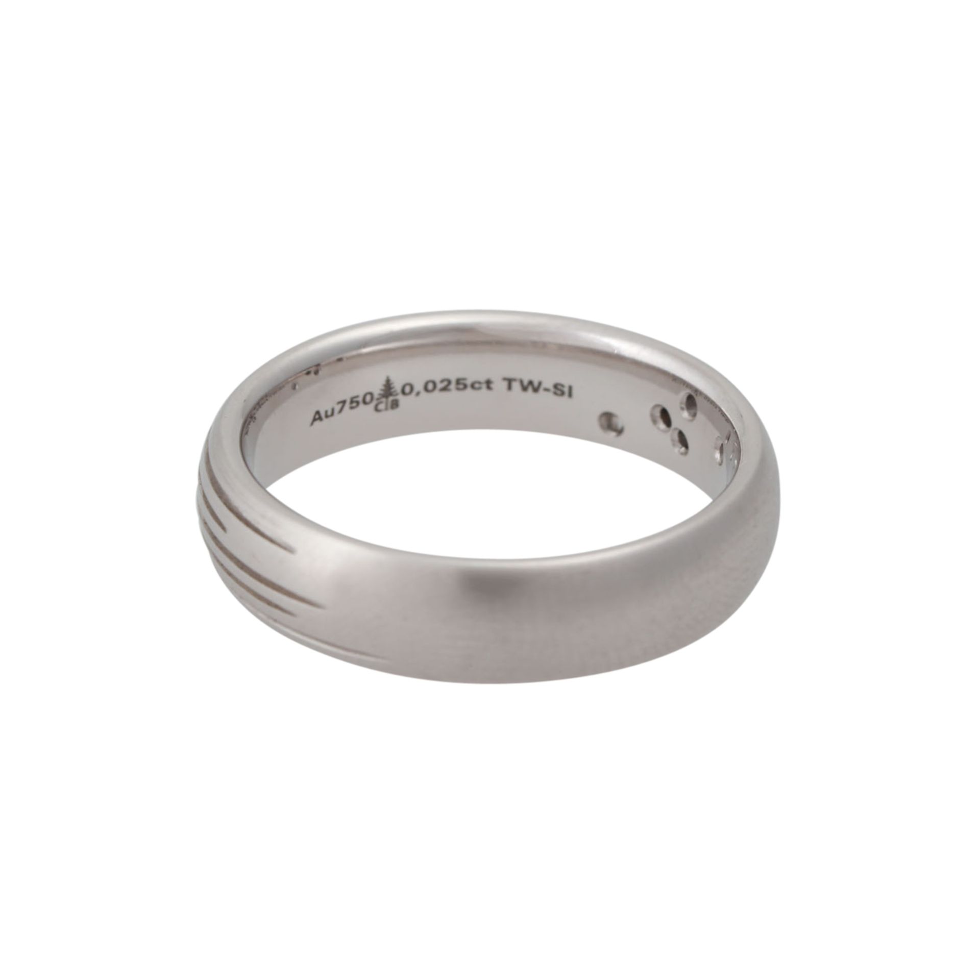 CHRISTIAN BAUER Ring mit Brillanten, zus. ca. 0,025 ct - Bild 3 aus 4