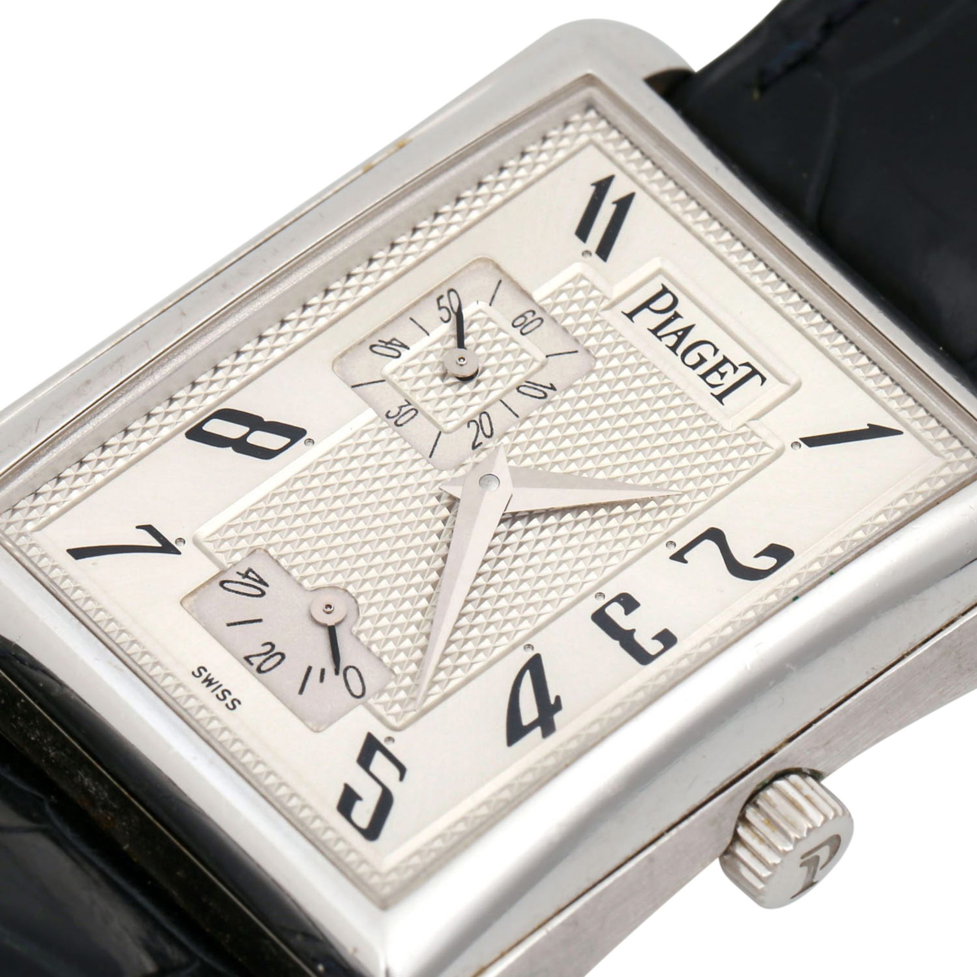 PIAGET Emperador, Ref. 18900. Herrenuhr.Gold 18K. Automatic-Werk. Lederband mit originaler - Bild 5 aus 6