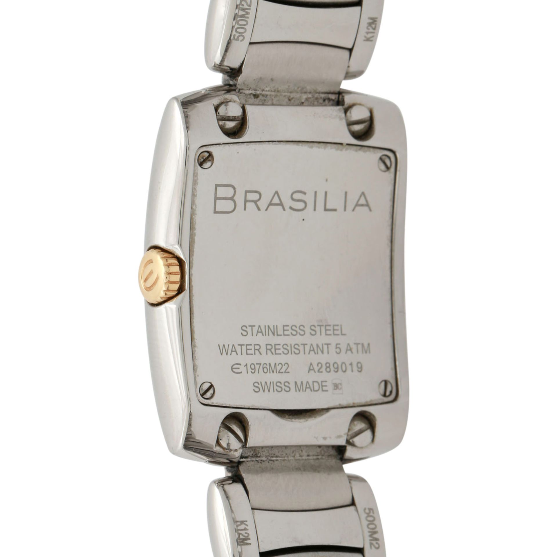 EBEL Brasilia Mini, Ref. E1976M22. Damenuhr.Edelstahl/Gold 18K. Quarz-Werk. Deutliche - Bild 2 aus 6