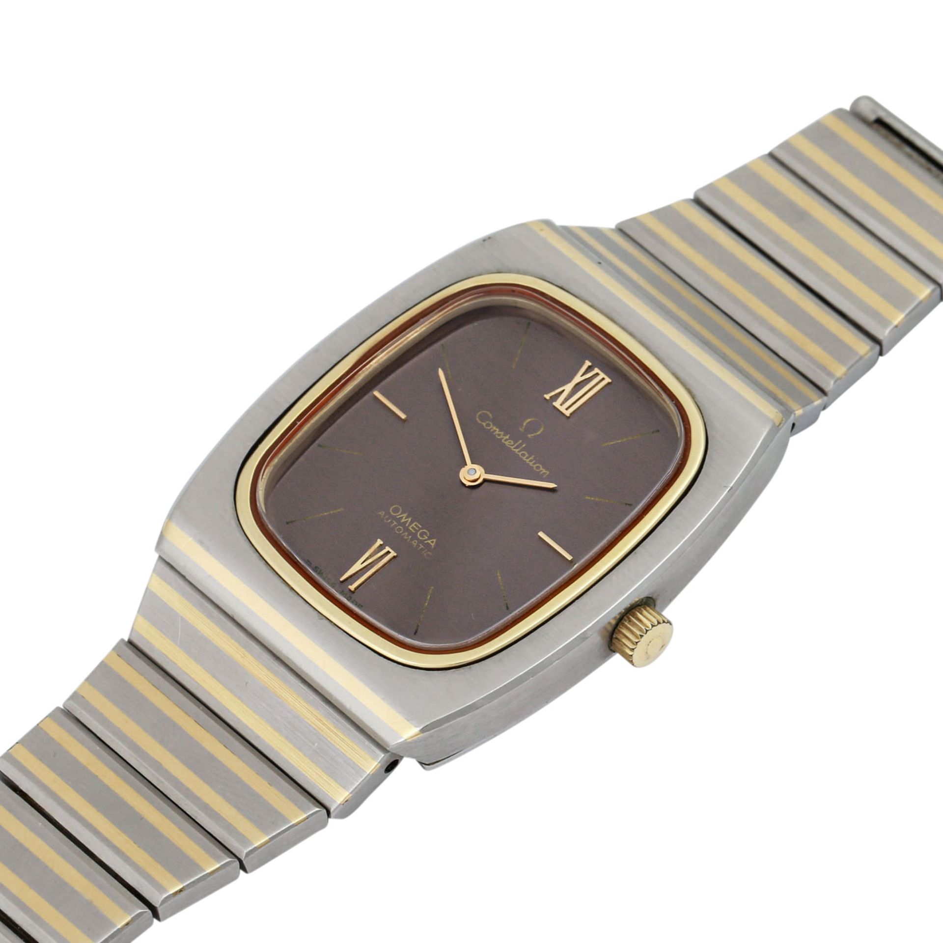 OMEGA Constellation Vintage, Ref. 155.0022. Armbanduhr.Edelstahl/Gold 18K. Automatic-Werk. - Bild 4 aus 5