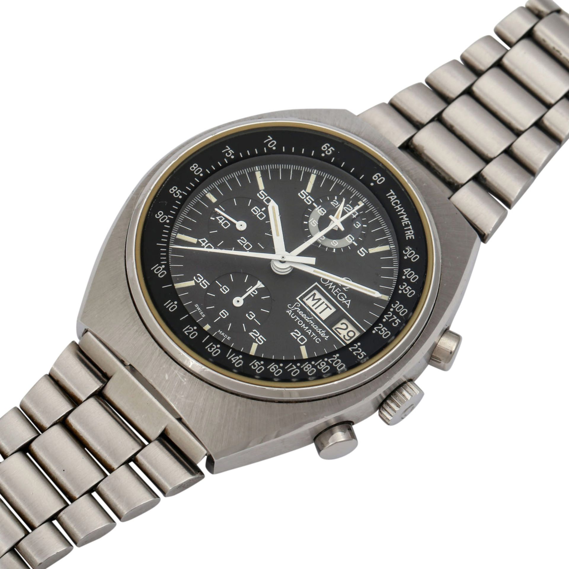 OMEGA Speedmaster "Mark 4,5",Ref. 176.0012. Herrenuhr.Edelstahl. Automatic-Werk. Deutliche - Bild 4 aus 6