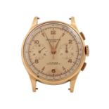 VINTAGE Chronographe Suisse. Herrenuhr.Gold 18K, ca. 15g. Handaufzug-Werk. Gebrauchsspuren an