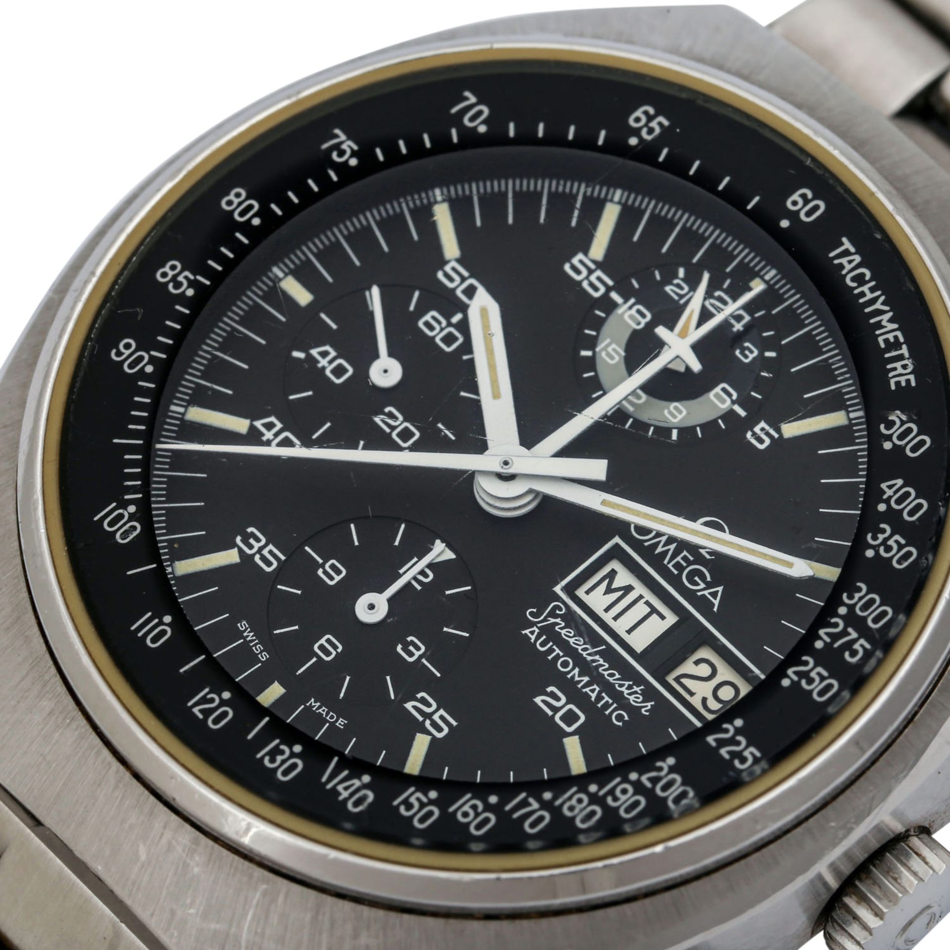 OMEGA Speedmaster "Mark 4,5",Ref. 176.0012. Herrenuhr.Edelstahl. Automatic-Werk. Deutliche - Bild 5 aus 6