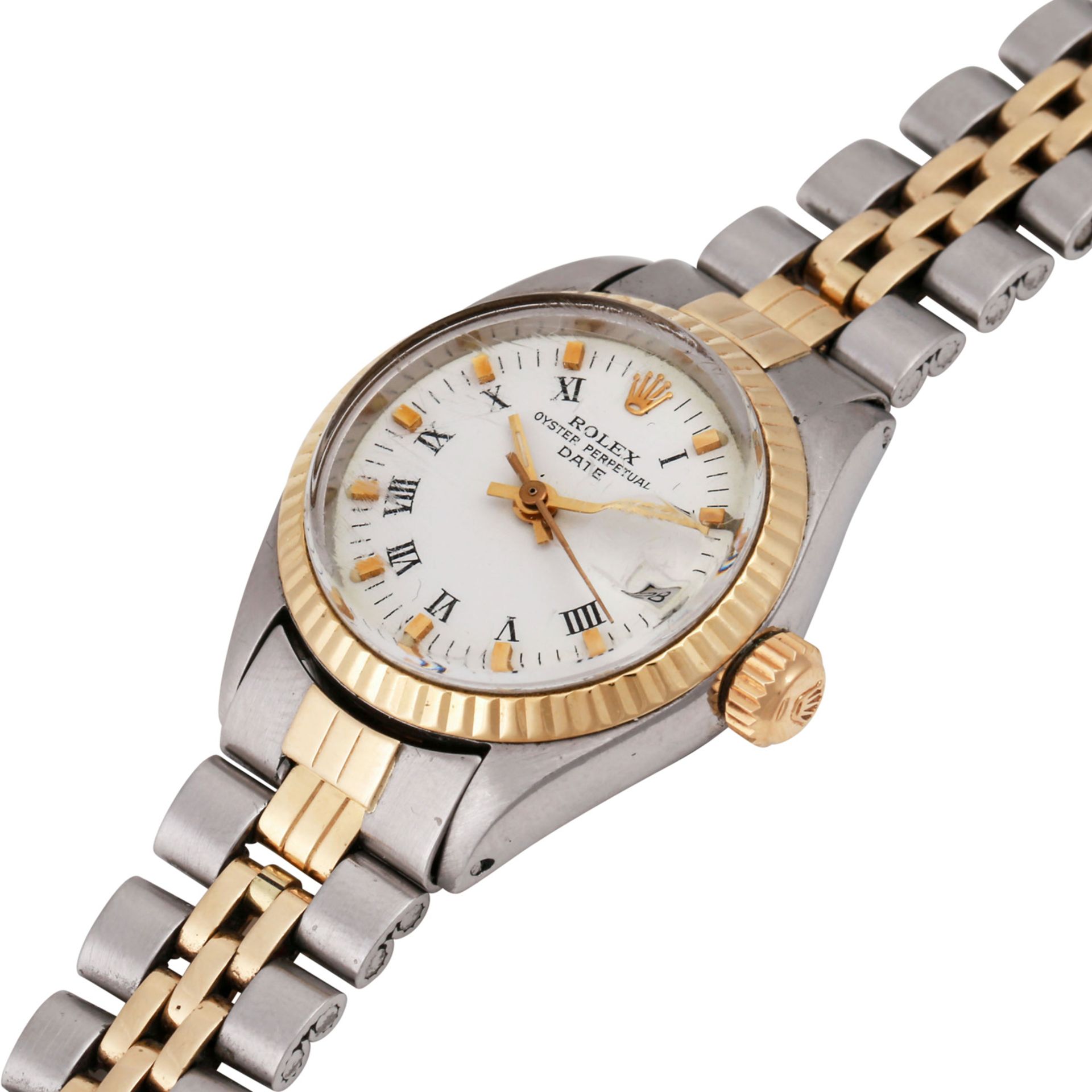 ROLEX Lady Datejust, Ref. 6917. Damenuhr.Edelstahl/Gold 18K. Automatic-Werk. Gebrauchsspuren an Band - Bild 4 aus 6