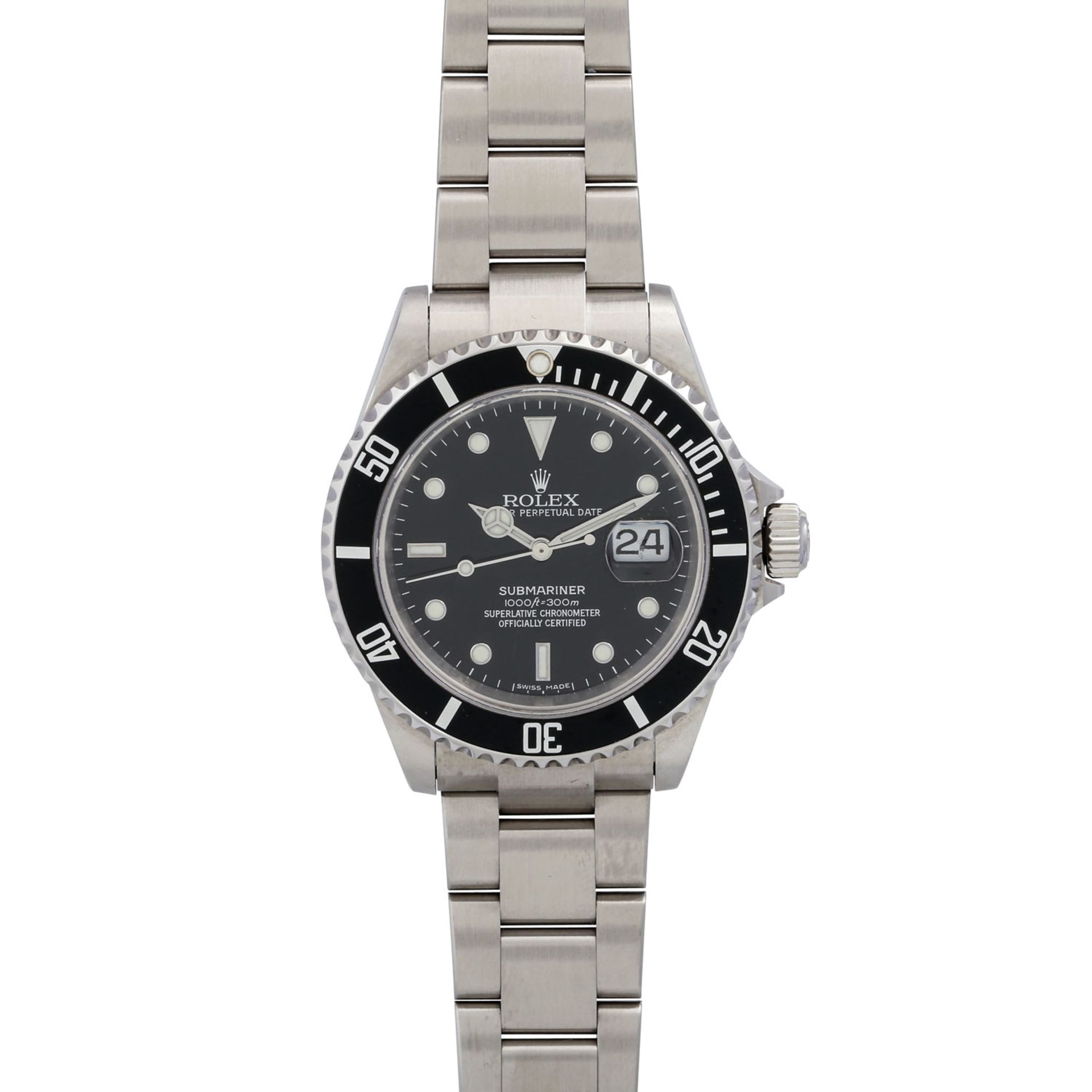 ROLEX Submariner Date, Ref. 16610LN. Herrenuhr. Ca. 2007/08.